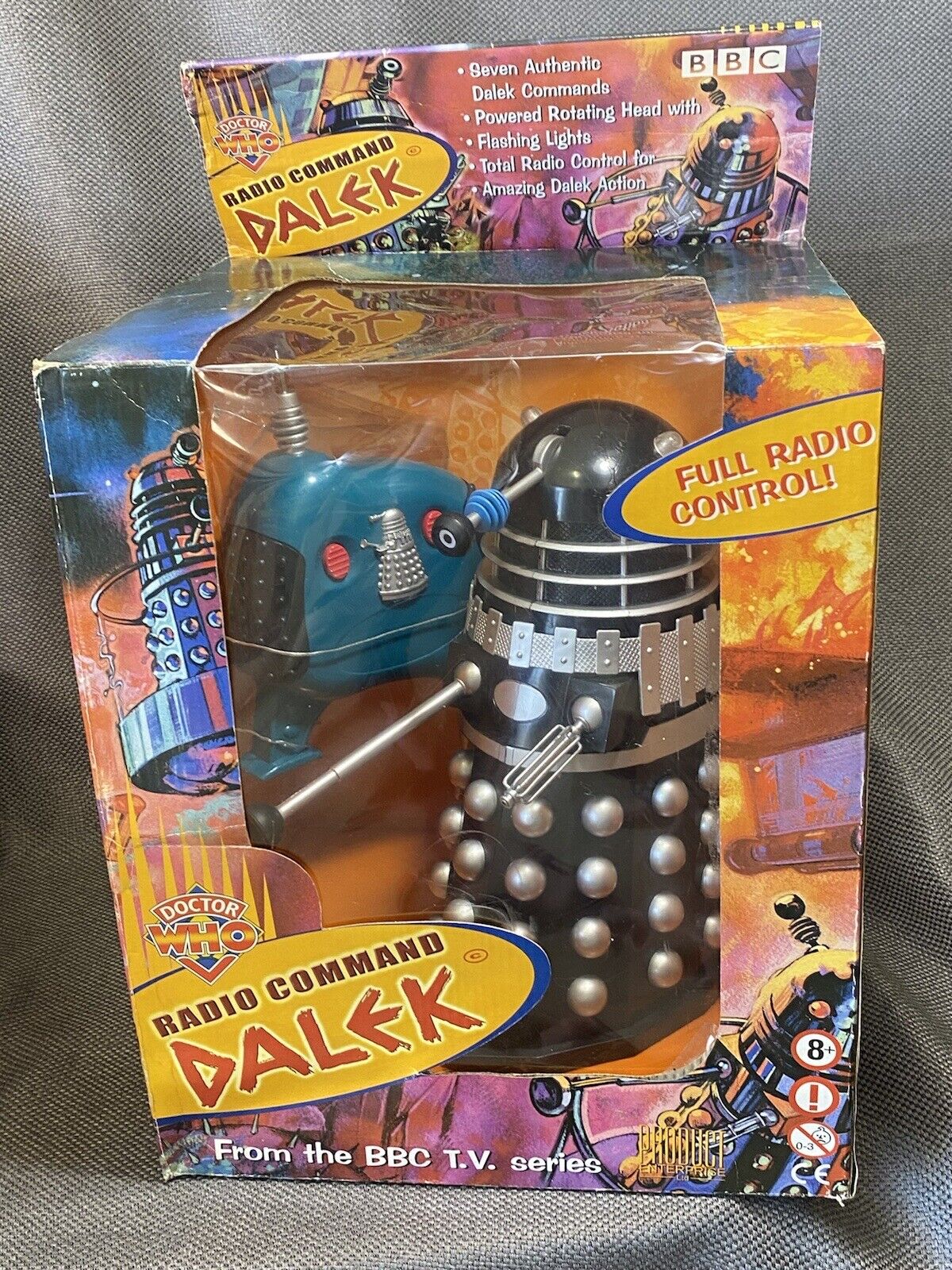 Vintage Doctor Who Product Enterprise BBC Radio Controlled Dalek 12\