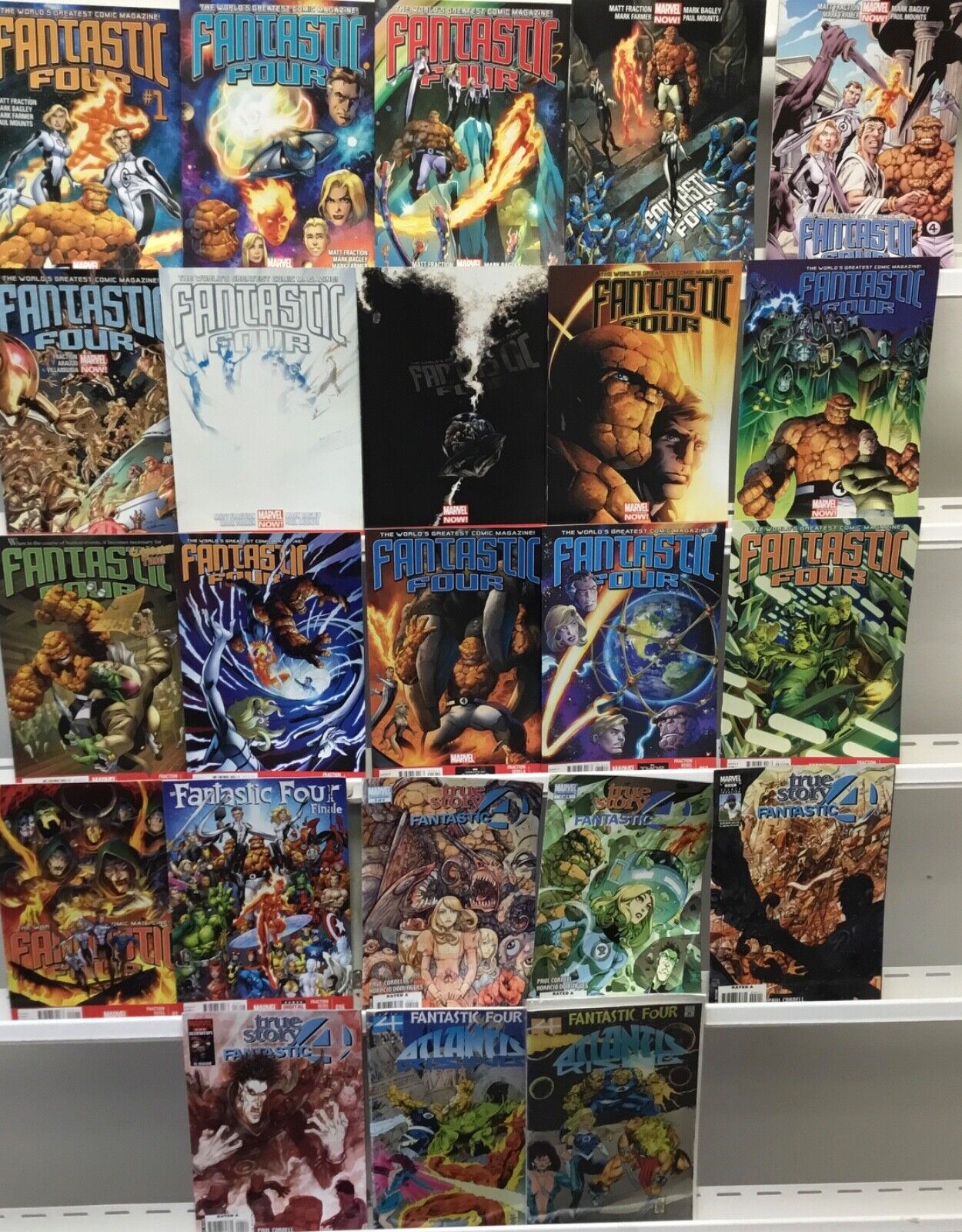 Marvel Comics Fantastic Four Sets Comic Book Lot of 23
