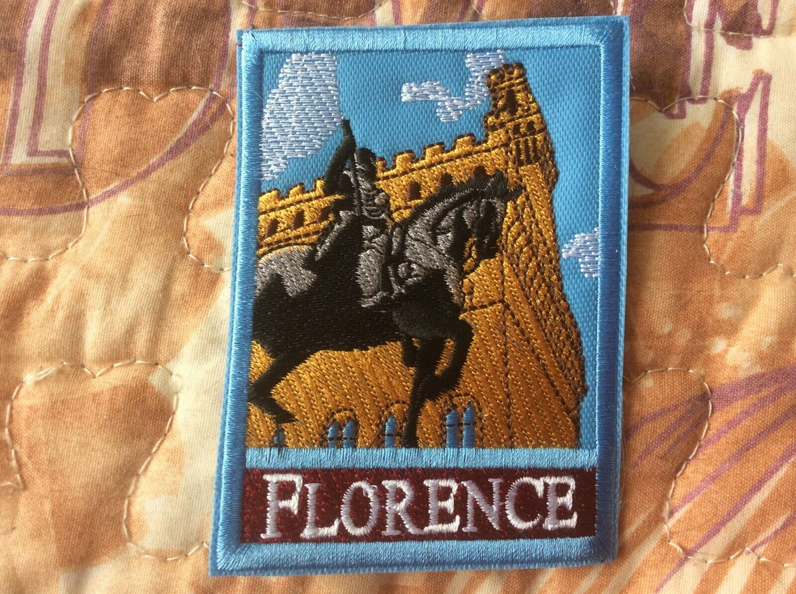 Patch Florence Firenze Tuscany Medieval Dante Alighieri Uffizi Ponte Vecchio