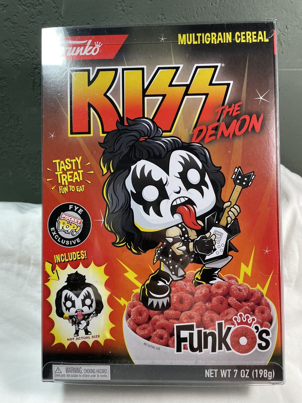 Funko POP Cereal - KISS THE DEMON - FYE Exclusive - Mini Pop Figure - Rock