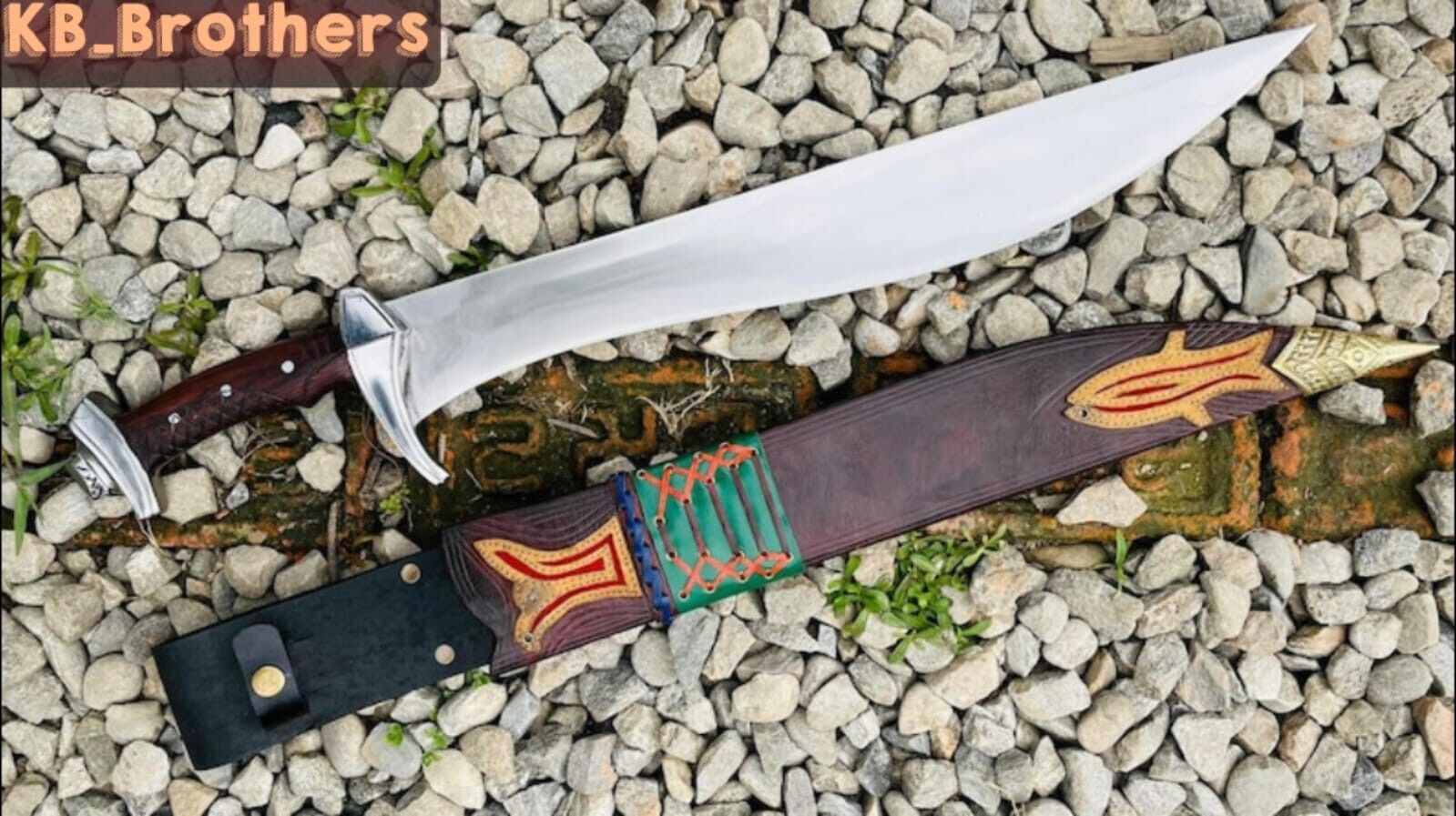 Custom & Handmade Carbon Steel Blade GOBLIN Cleaver MAGNIFICENT Sword-26-inches.