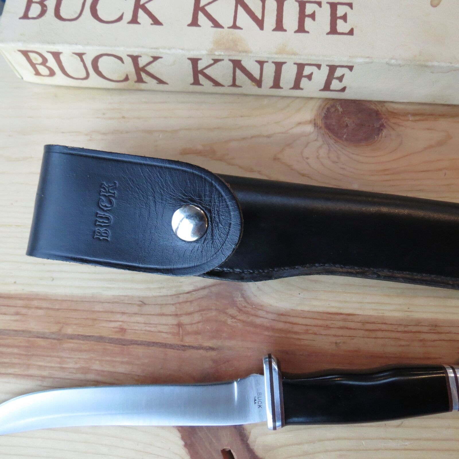 Buck 121 Vintage knife (two line stamp inverted) (lot#9618)