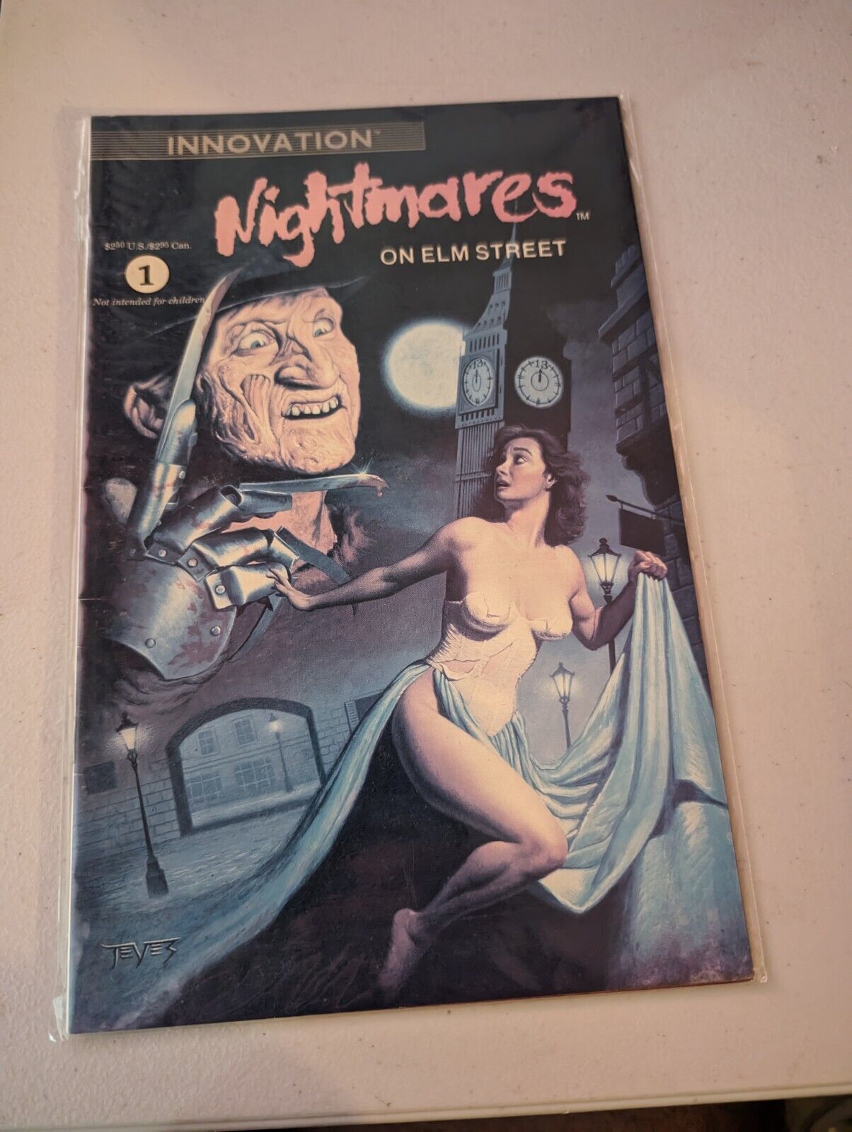 Nightmare on Elm Street #1 1991  nm comic book Freddy Innovation F7