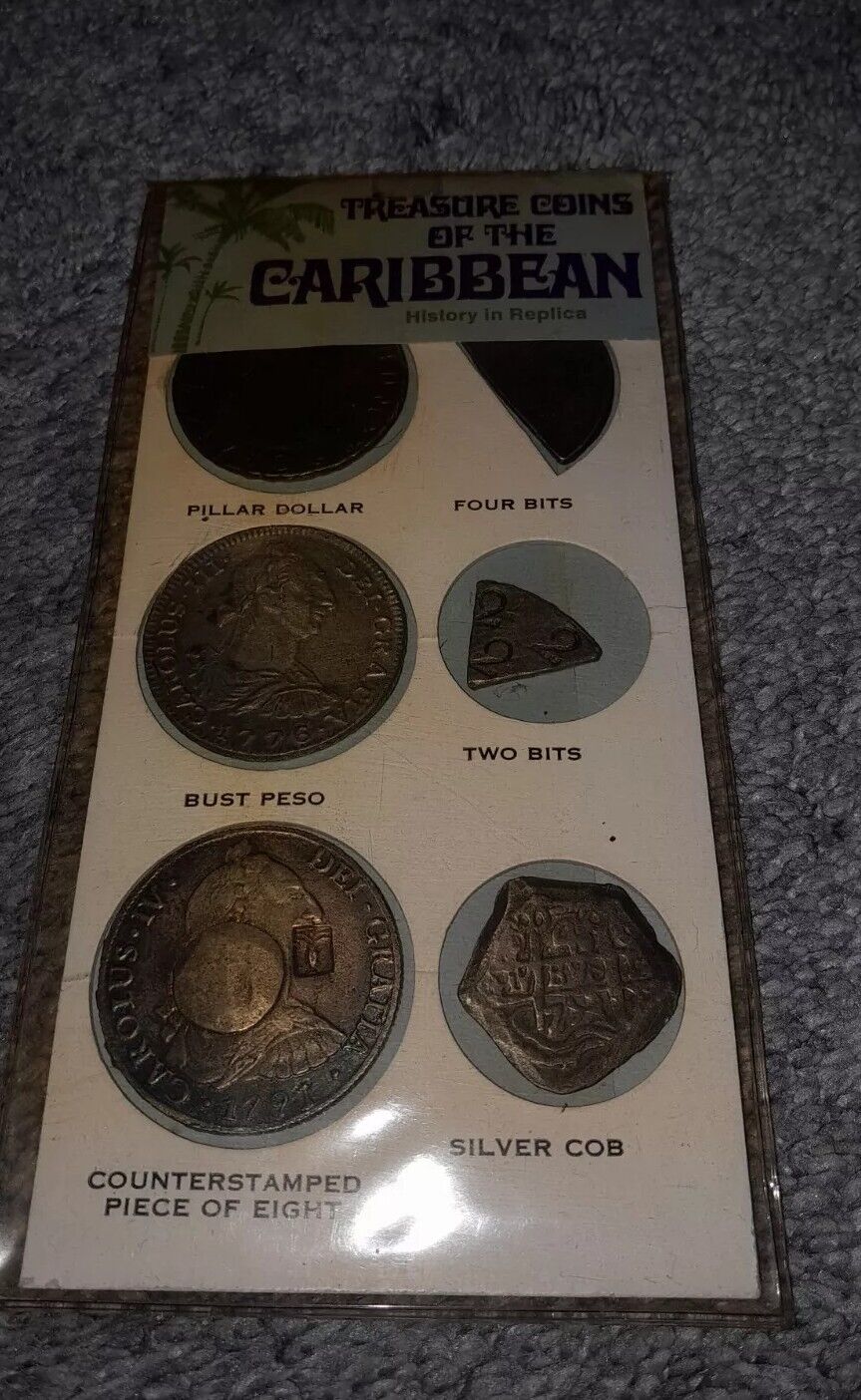 DISNEYLAND PIRATES OF THE CARIBBEAN TREASURE COINS PROP GIFT SHOP  1980s