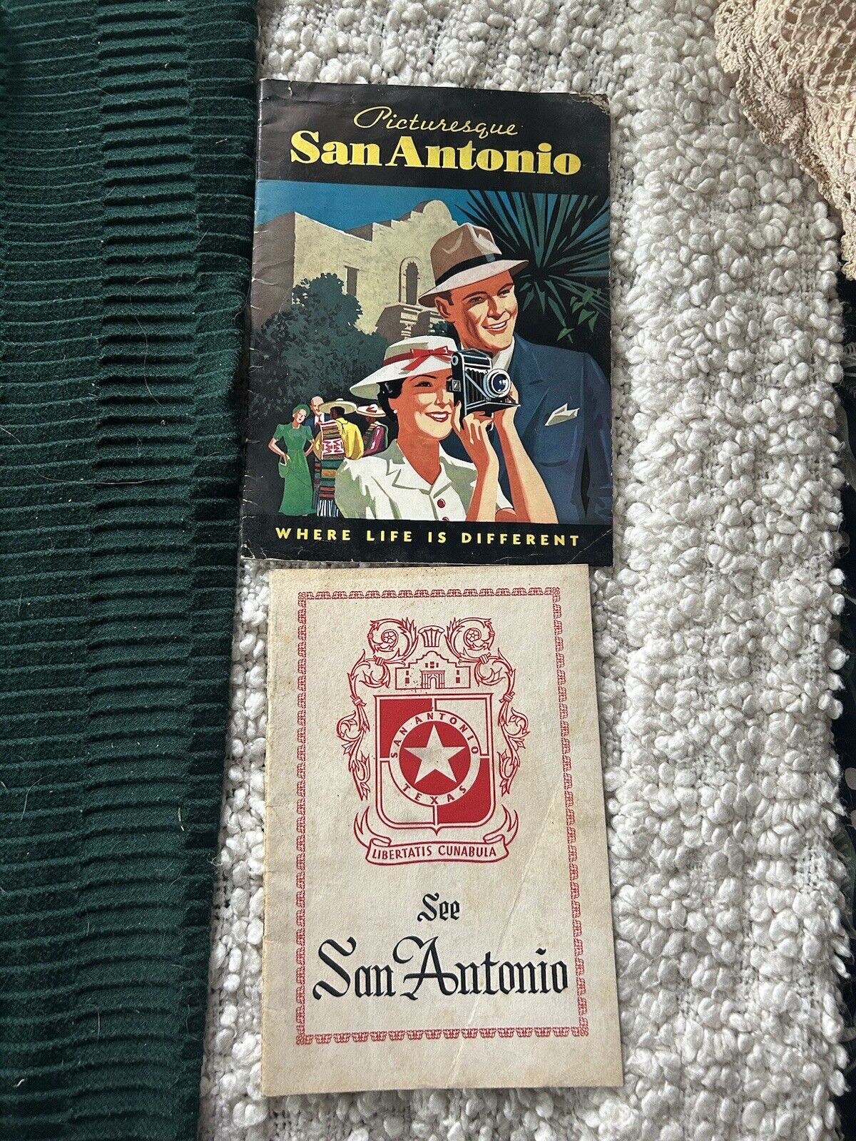1940 Vintage Travel Booklet San Antonio