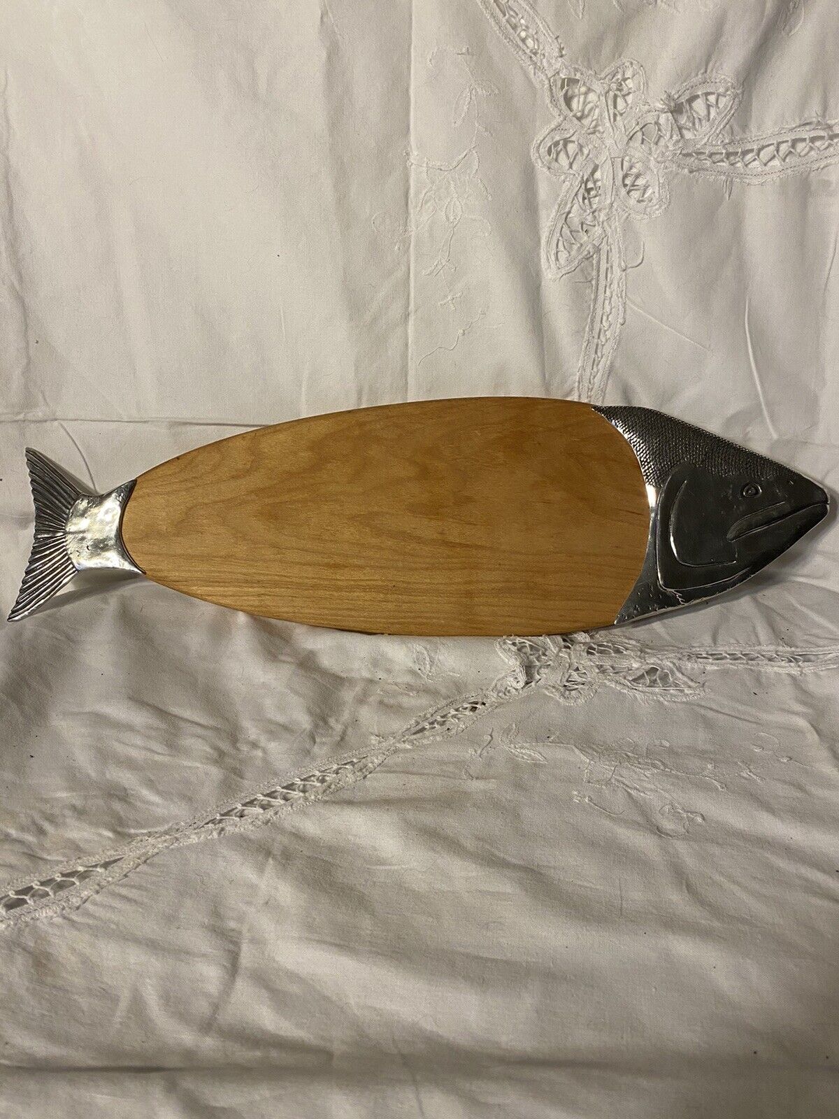 Vintage salmon charcuterie board