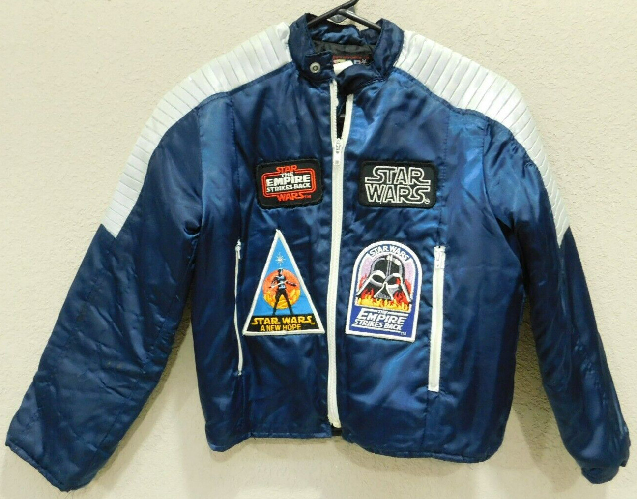 VTG 1978 20th Century Fox Star Wars By Bright Red Group 100% Nylon Jacket Rare