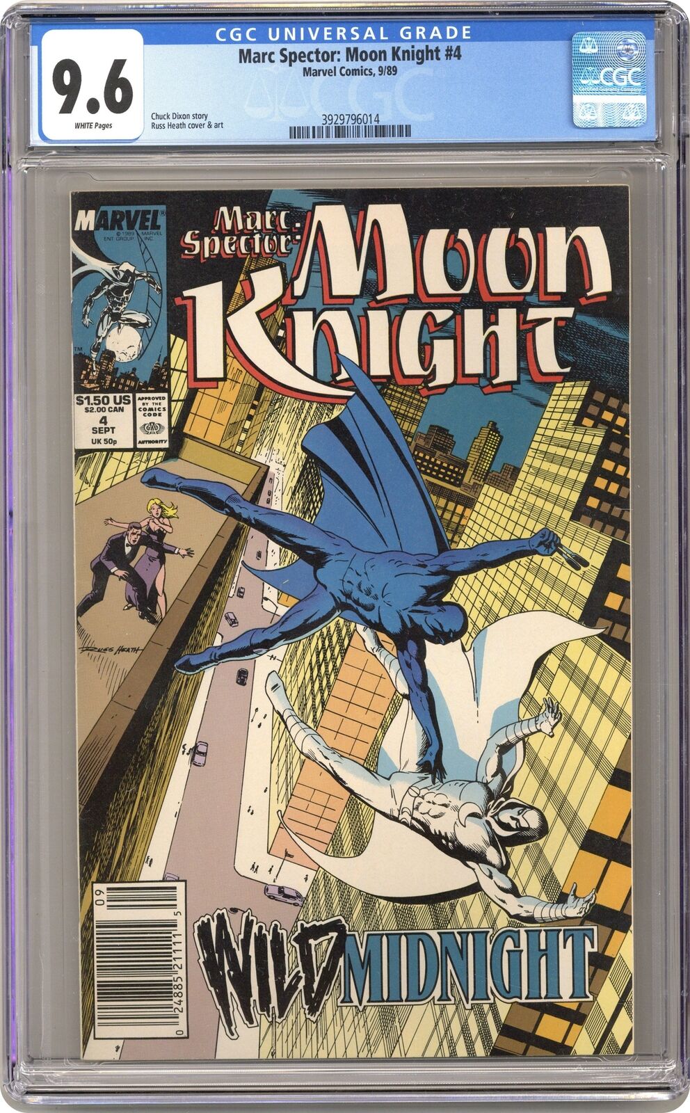 Marc Spector Moon Knight #4 CGC 9.6 1989 3929796014