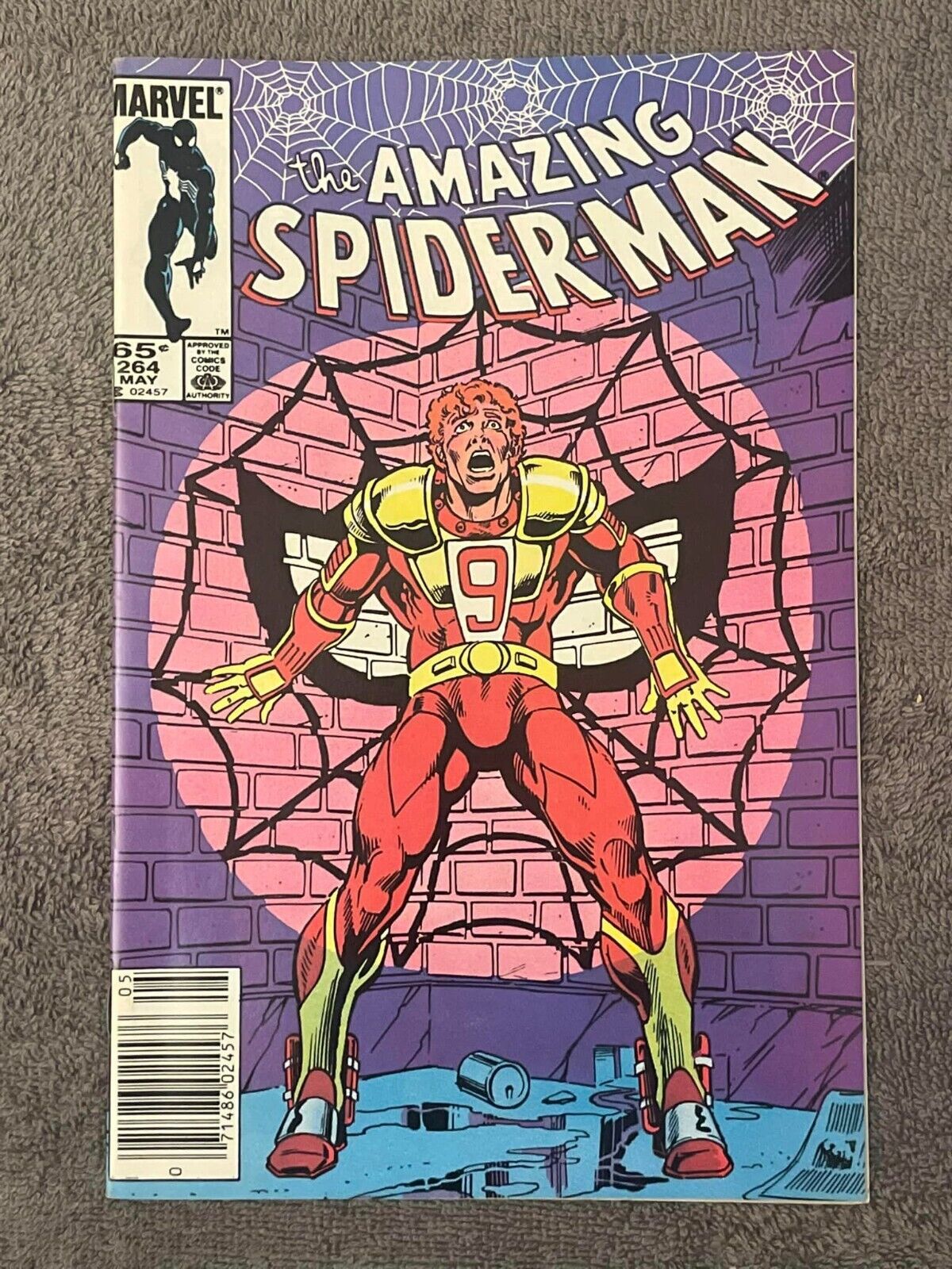 Amazing Spider Man #264 (RAW 9.2 MARVEL 1985) 1st Wallace Jackson. 1st Red Nine.