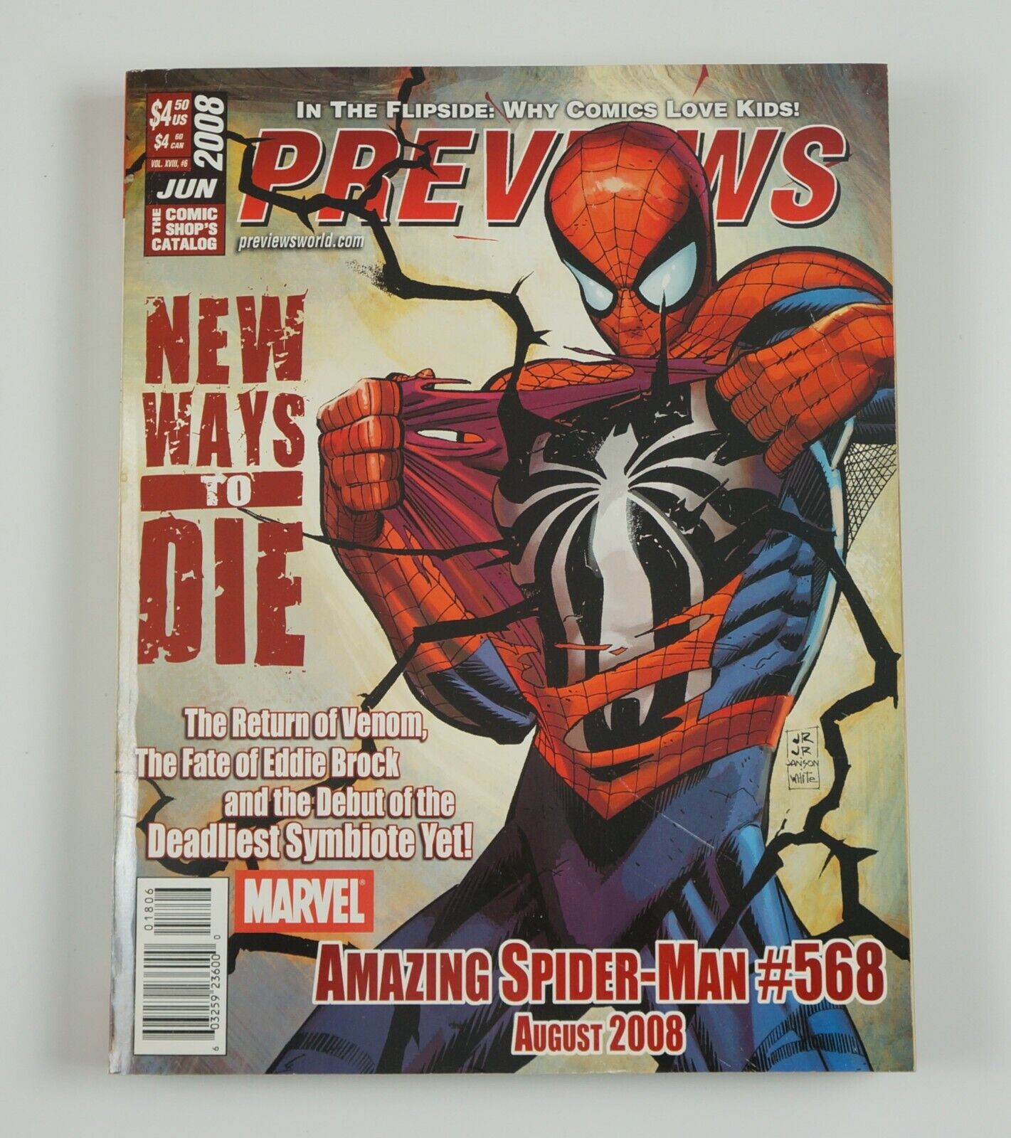 Previews Vol 18 #6 June 2008 - Anti-Venom (precedes Amazing Spider-Man #568)