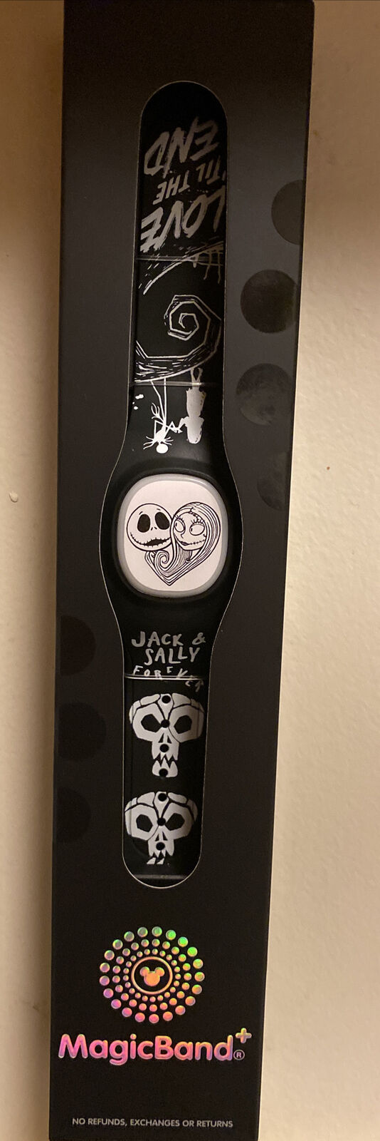 Disney Parks Jack & Sally MagicBand Plus + Nightmare Before Christmas - NEW