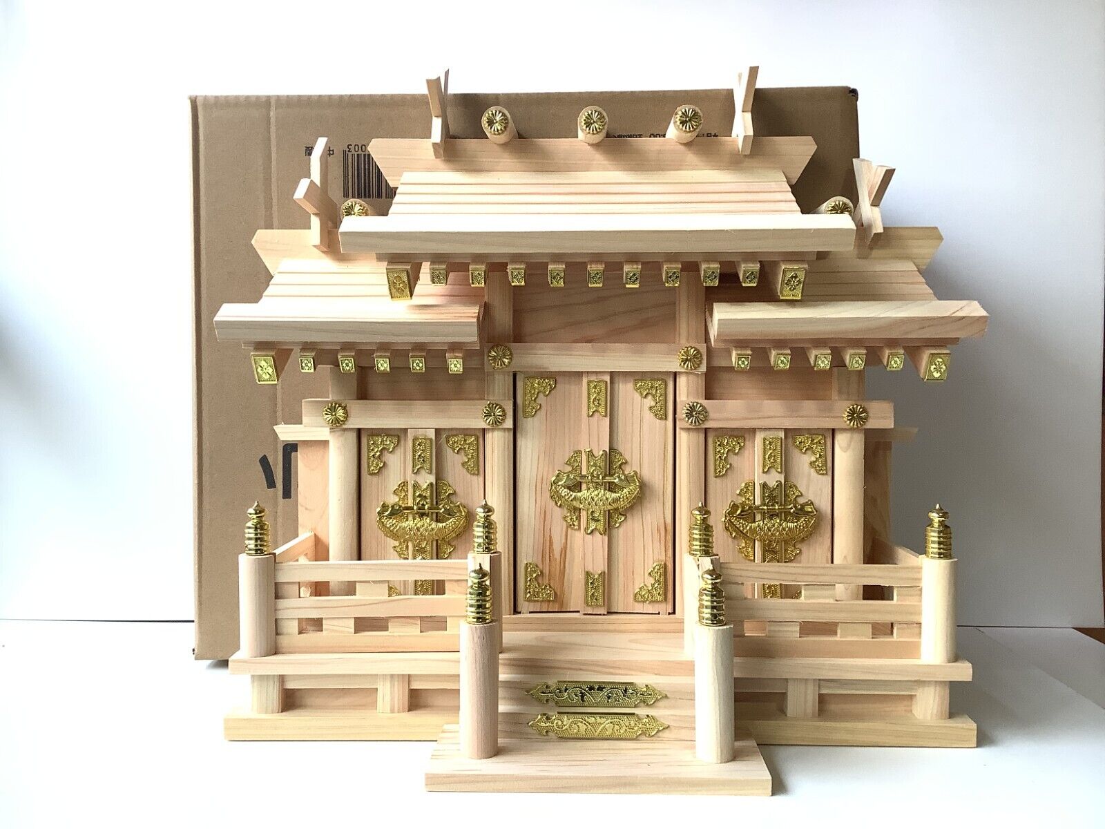 Kamidana Japanese Home household shelf shinto altar shrine ornament god