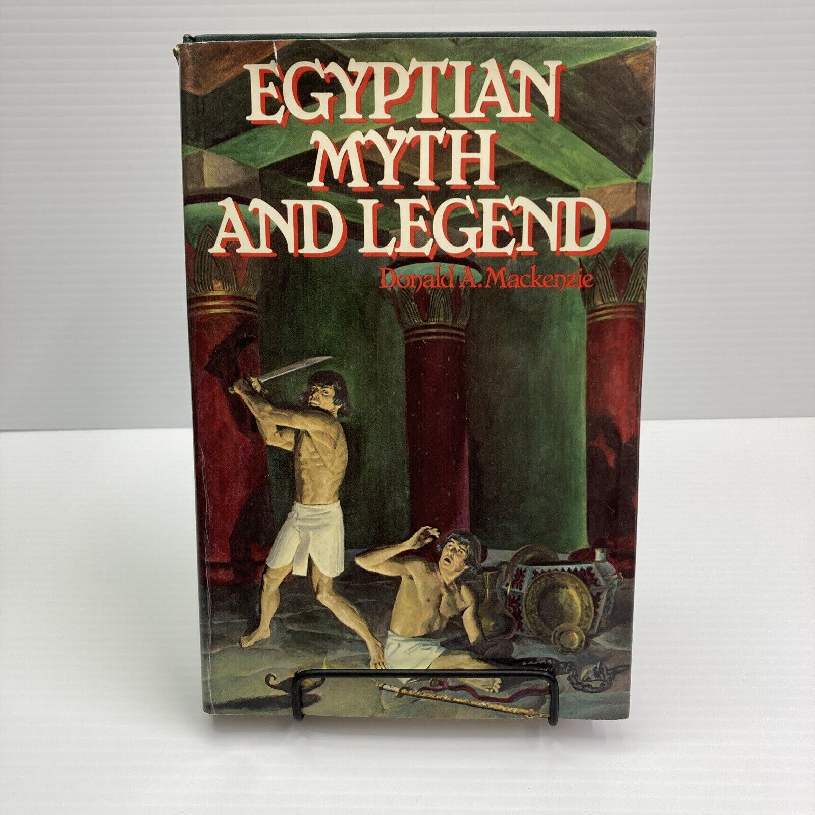 Egyptian Myth And Legend Donald Mackenzie 1978 Hardcover W/ Color Plates