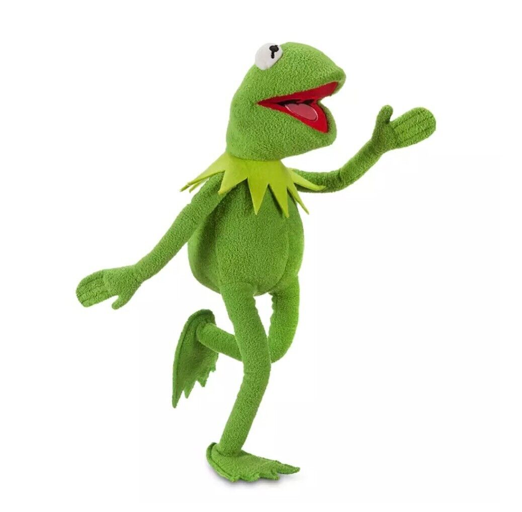 Disney Store Kermit Plush The Muppets Medium 16\'\' NWT