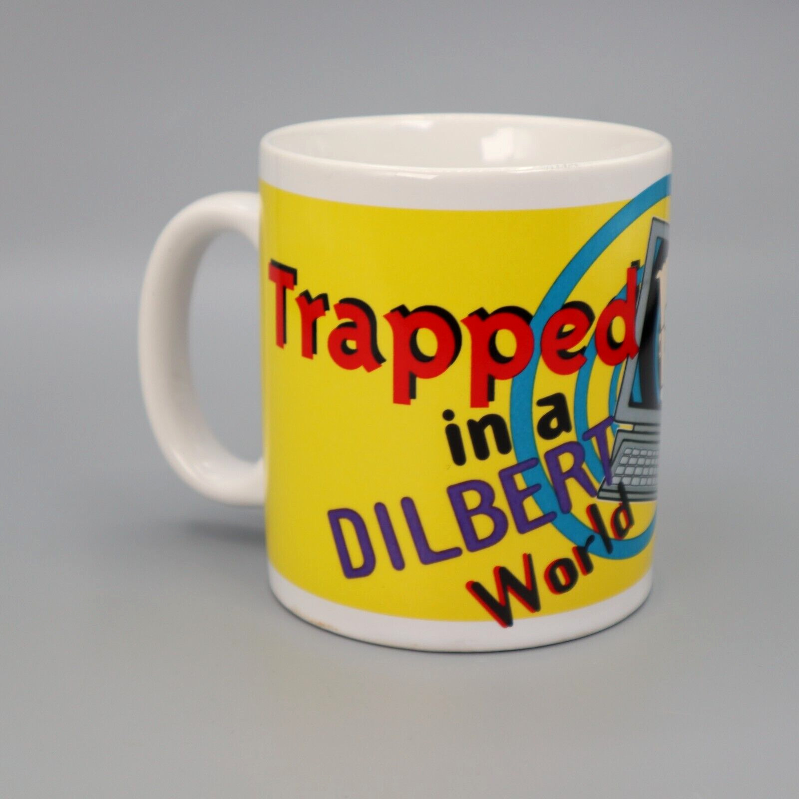 Dilbert Coffee Mug Cup By Scott Adams Trapped in a Dilbert World Official
