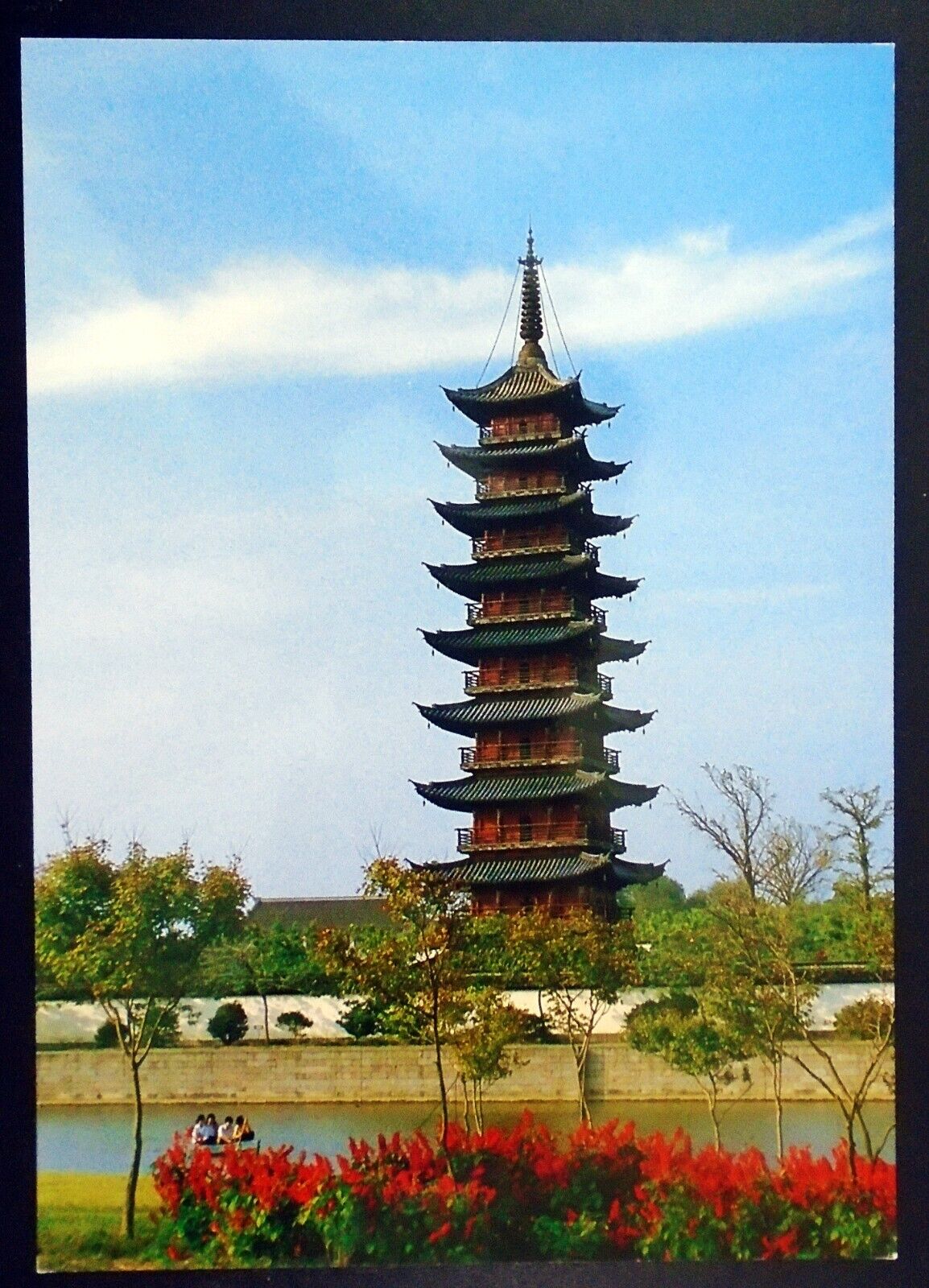 The Songjiang Square Pagoda (Xingshengjiao), Buddhism, Shanghai, China