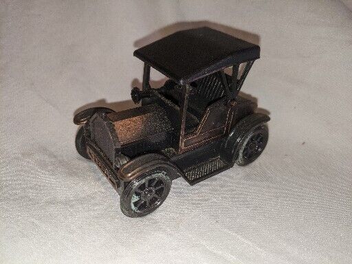 Vintage Bronze Ford Model T Car 1917 Pencil Sharpener Paperweight Cast Replica