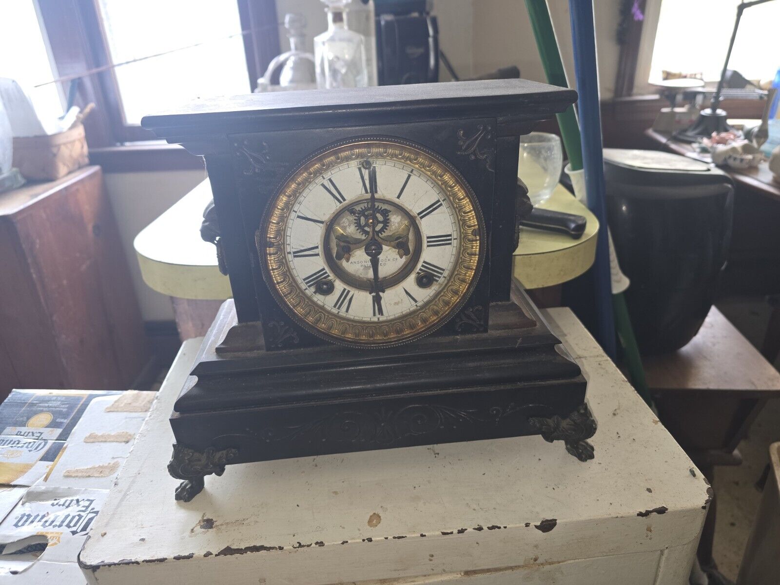 ansonia mantle clock