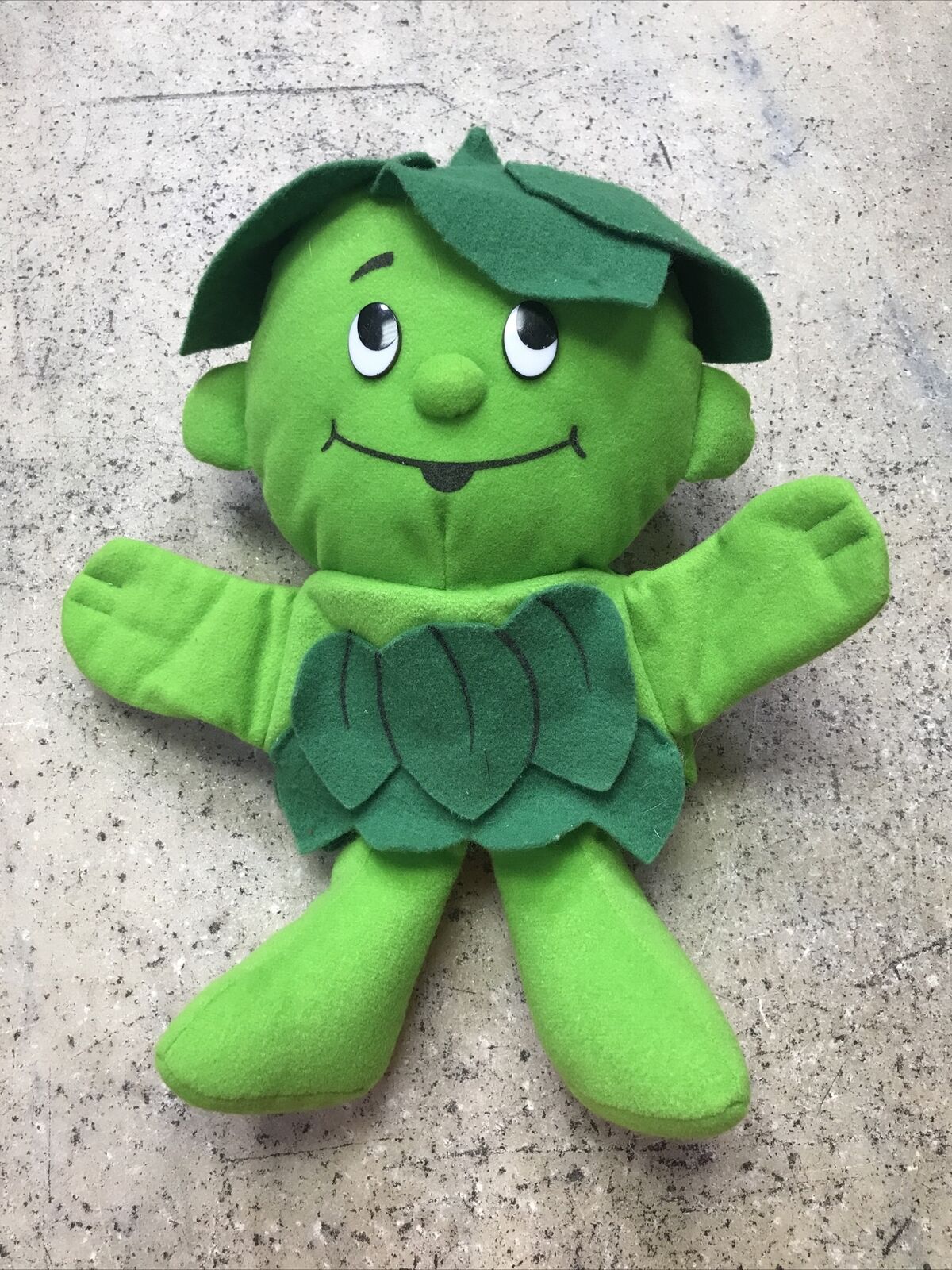 Vintage Green Giant Little Sprout Hand Puppet Plush Toy Order 1992 Fast Ship