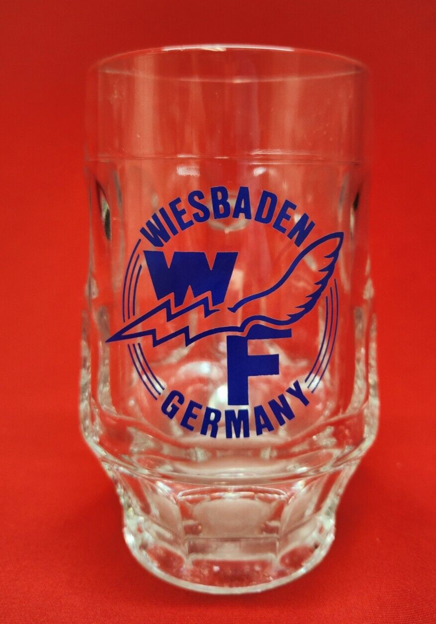 Wiesbaden Germany 0.5L Clear Glass Mug