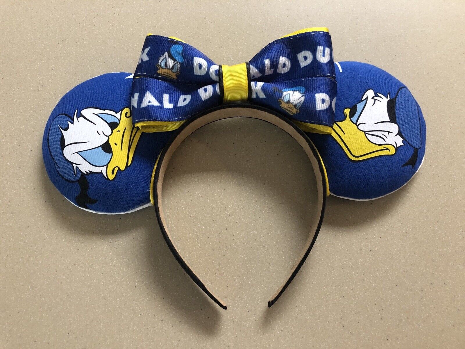 Harvey Seatbelt Donald Duck - Minnie Ears Hand Made One Of A Kind