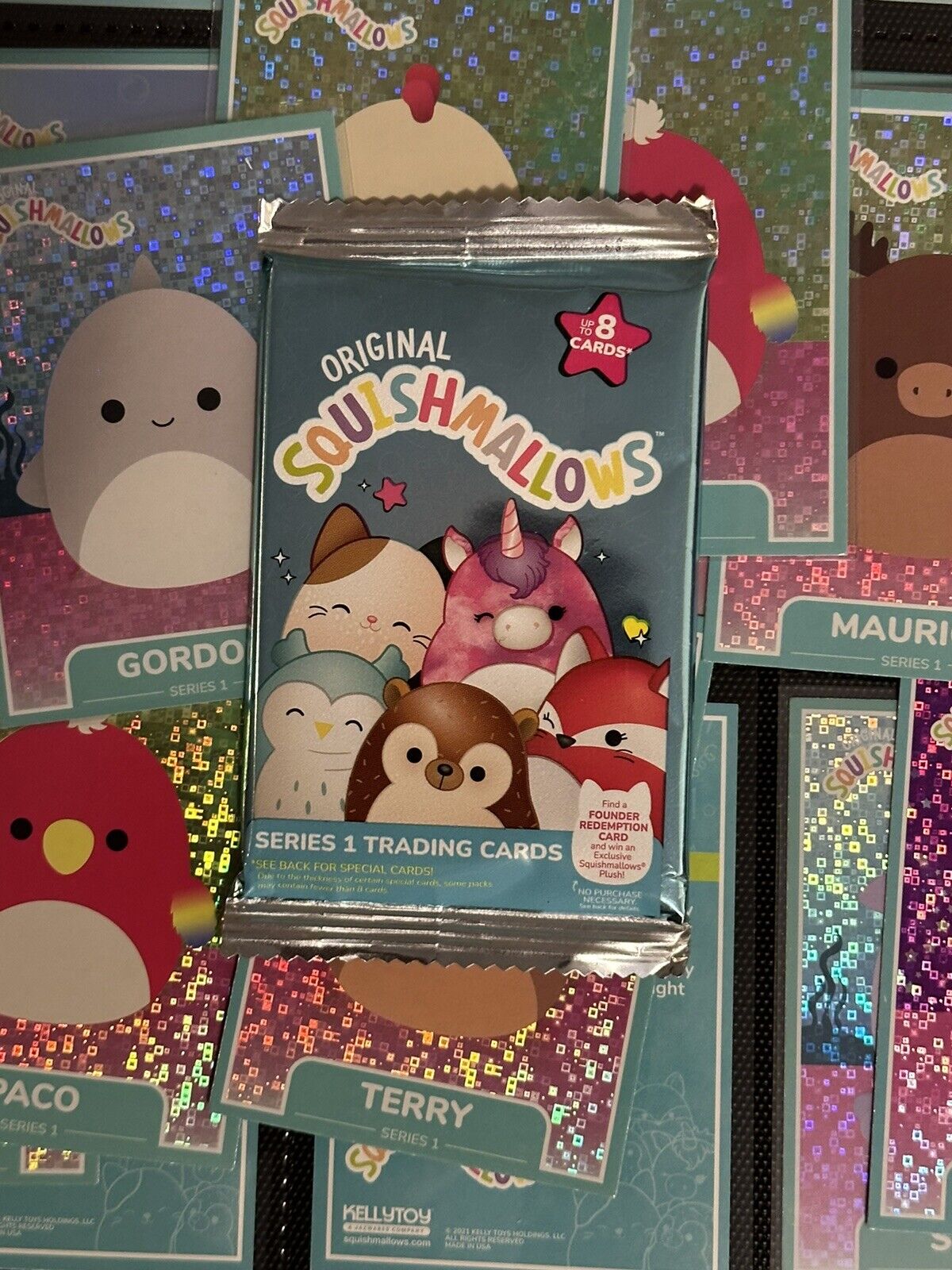 Squishmallow SERIES 1 Trading Cards Pack SEALED + Random Pixel Foil Collectible