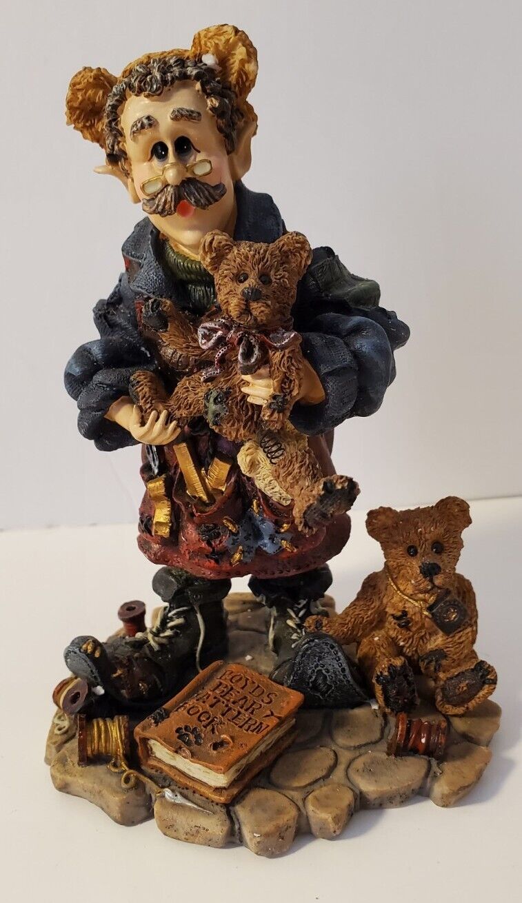 Boyds Bears and Friends The Wee Folkstones Bean The Bearmaker Elf Figurine New 