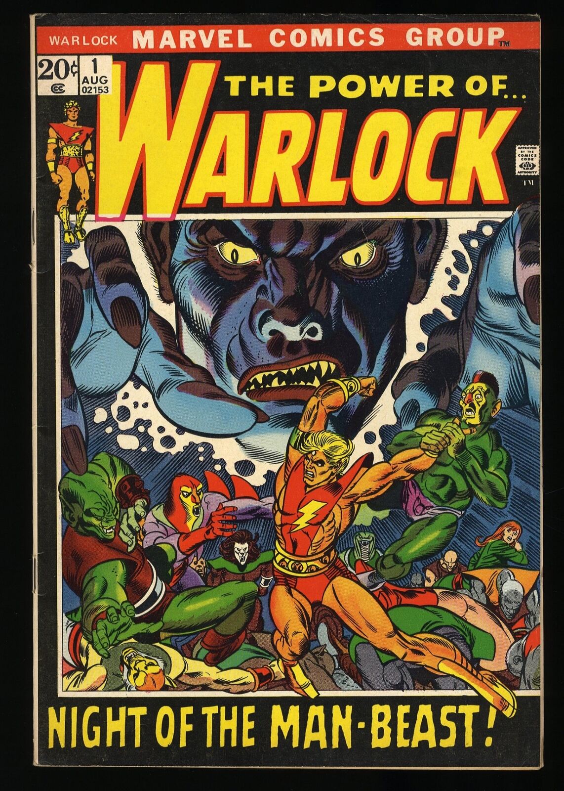 Warlock (1972) #1 FN/VF 7.0 1st Appearance Soul Gem Origin of Adam Warlock