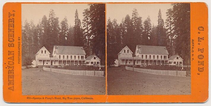 CALIFORNIA SV - Murphys - Sperrys & Perry's Hotel - CL Pond 1870s