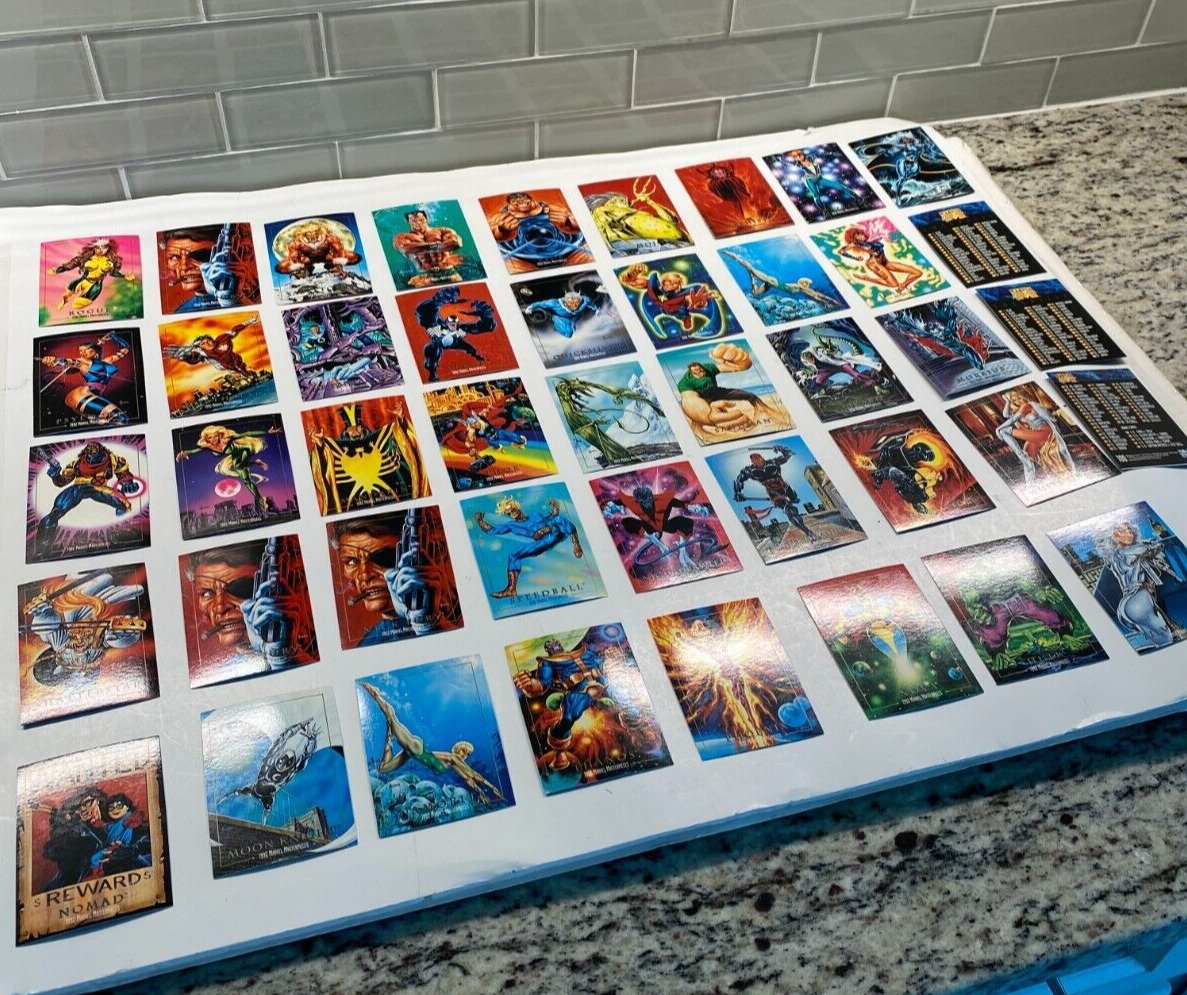 1992 Marvel Master Pieces Collector Cards Lot of 44