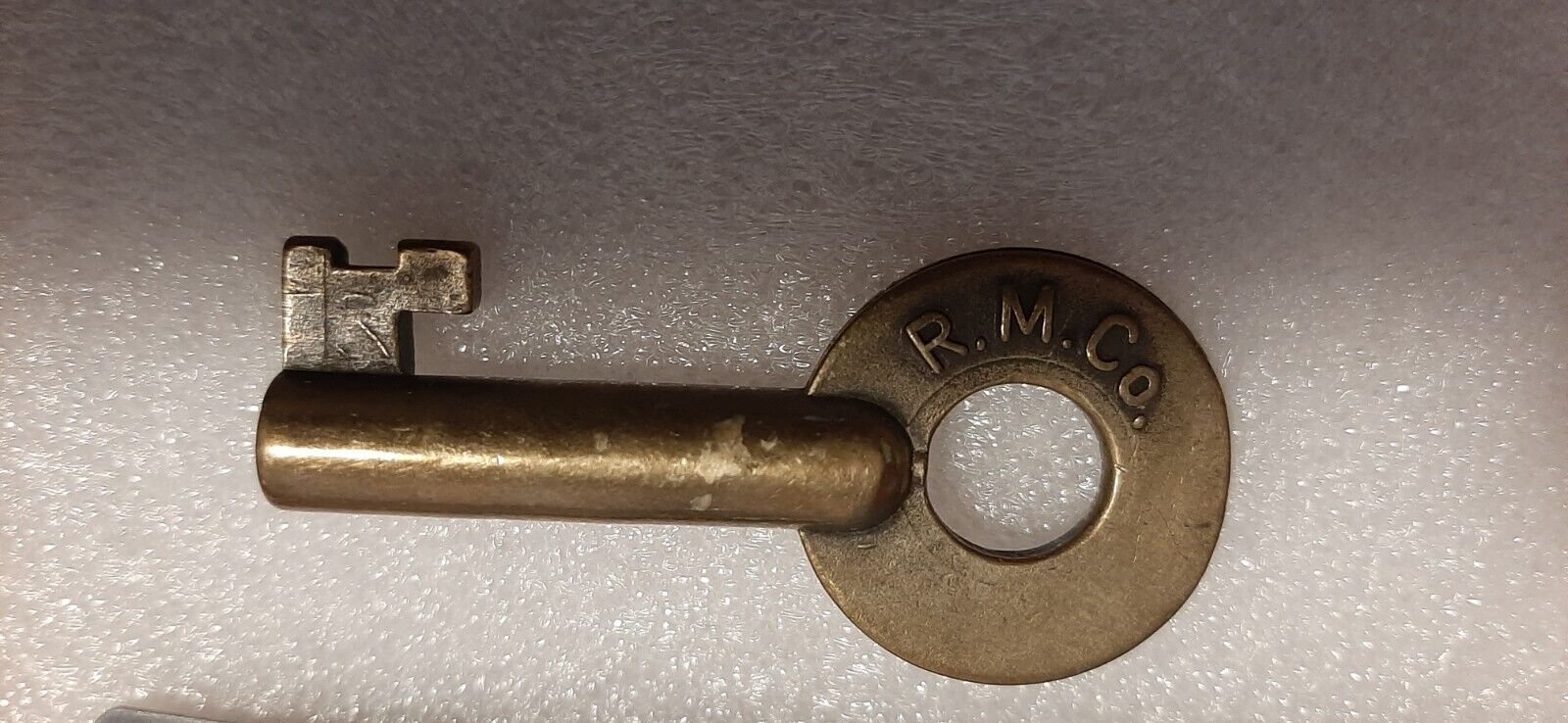 rare antique brass key