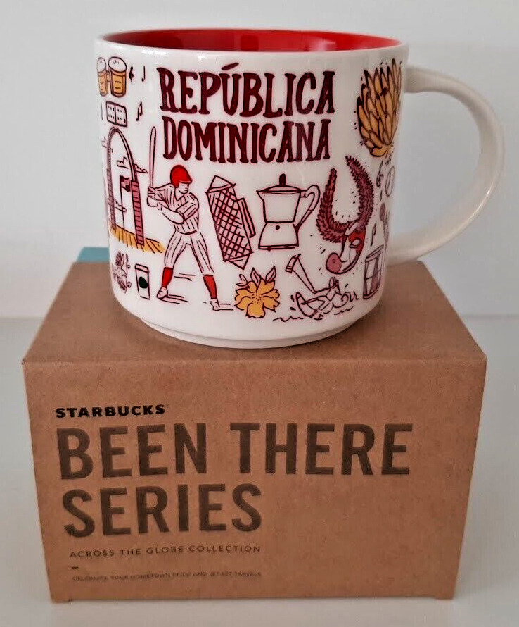 Starbucks Been There Series Collection Ceramic Coffee Republica Dominicana 14oz