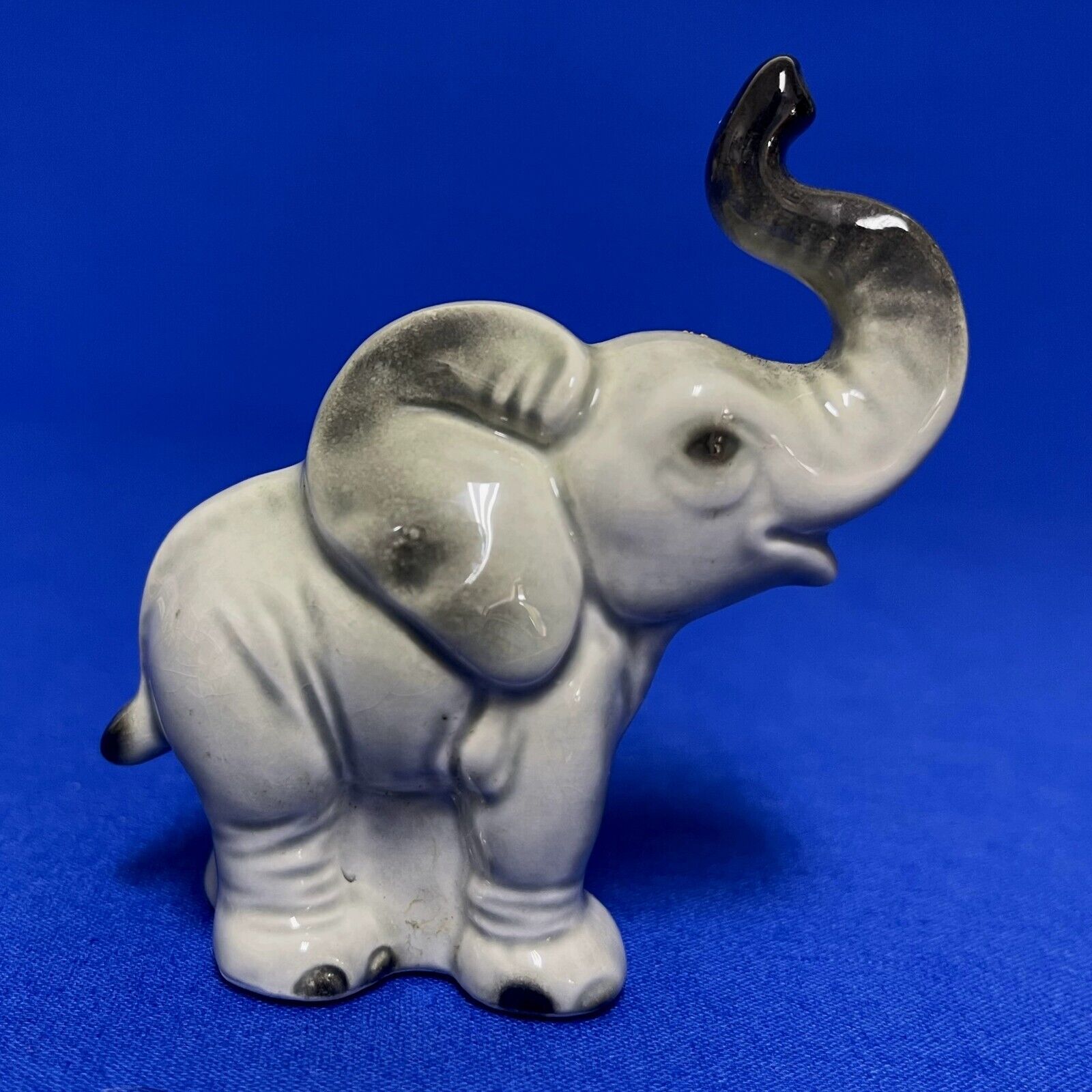 Goebel Miniature Elephant Figurine #535 Foil Label W. Germany