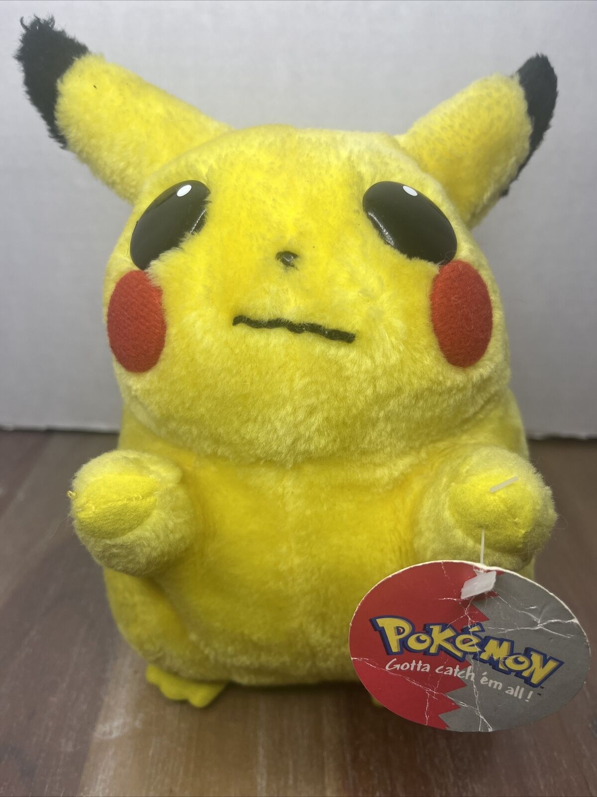 Vintage 1999 Nintendo Play By Play Pokémon Pikachu Plush Stuffed Animal