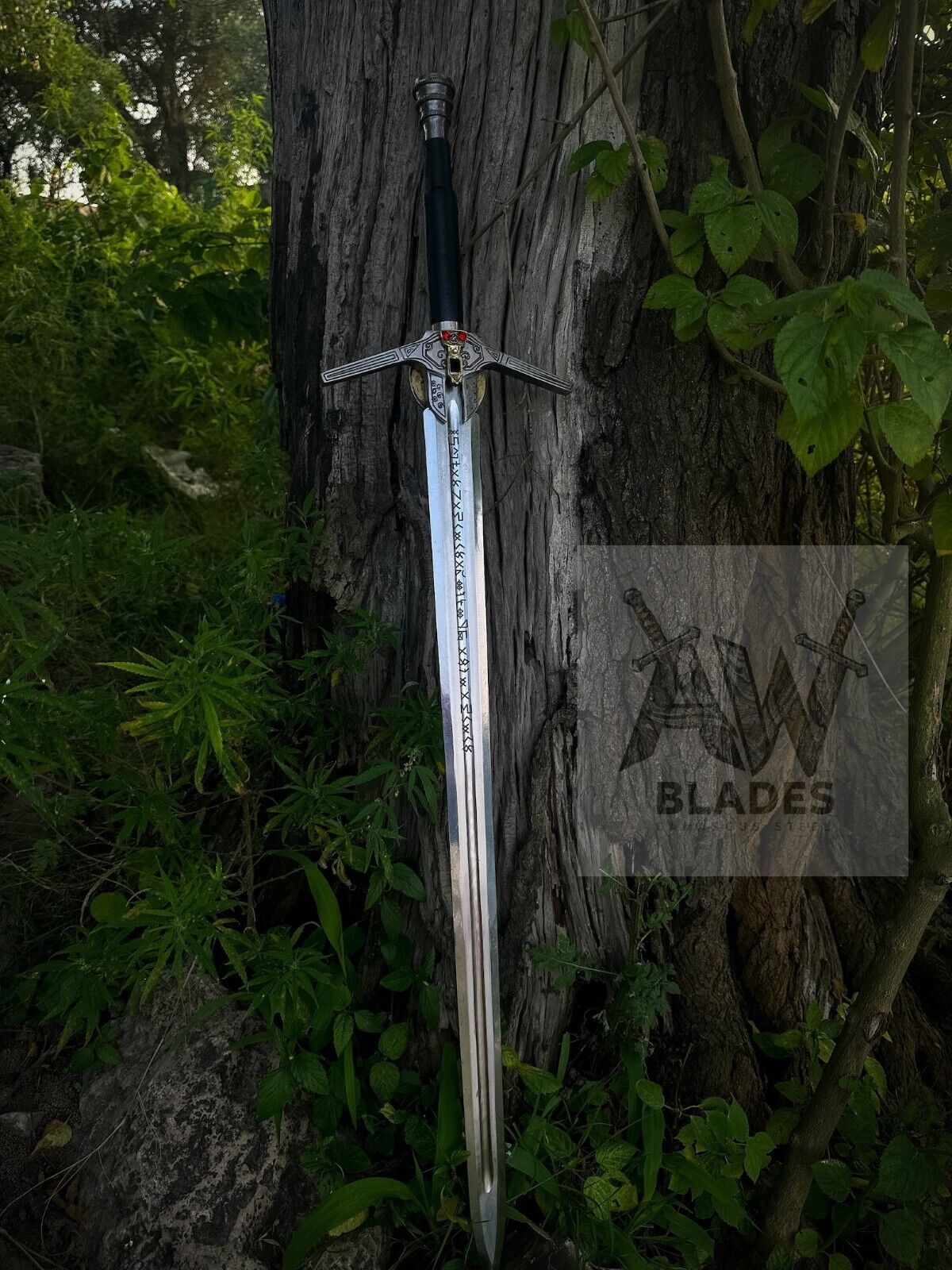 The Witcher 3 wild Hunt Geralt sword Arondight's Black Sword With Scabbard