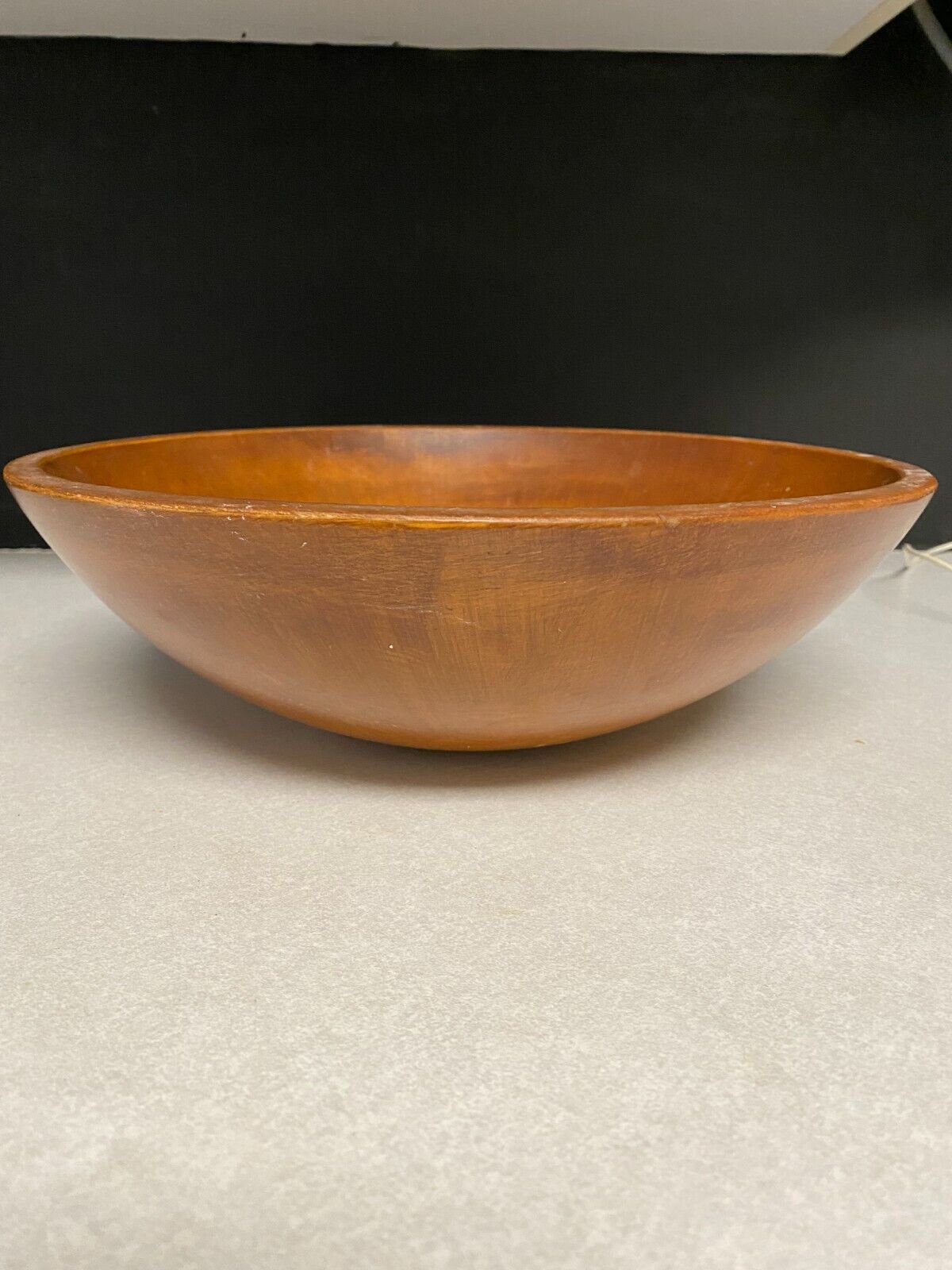 Wooden Round Dough Bowl