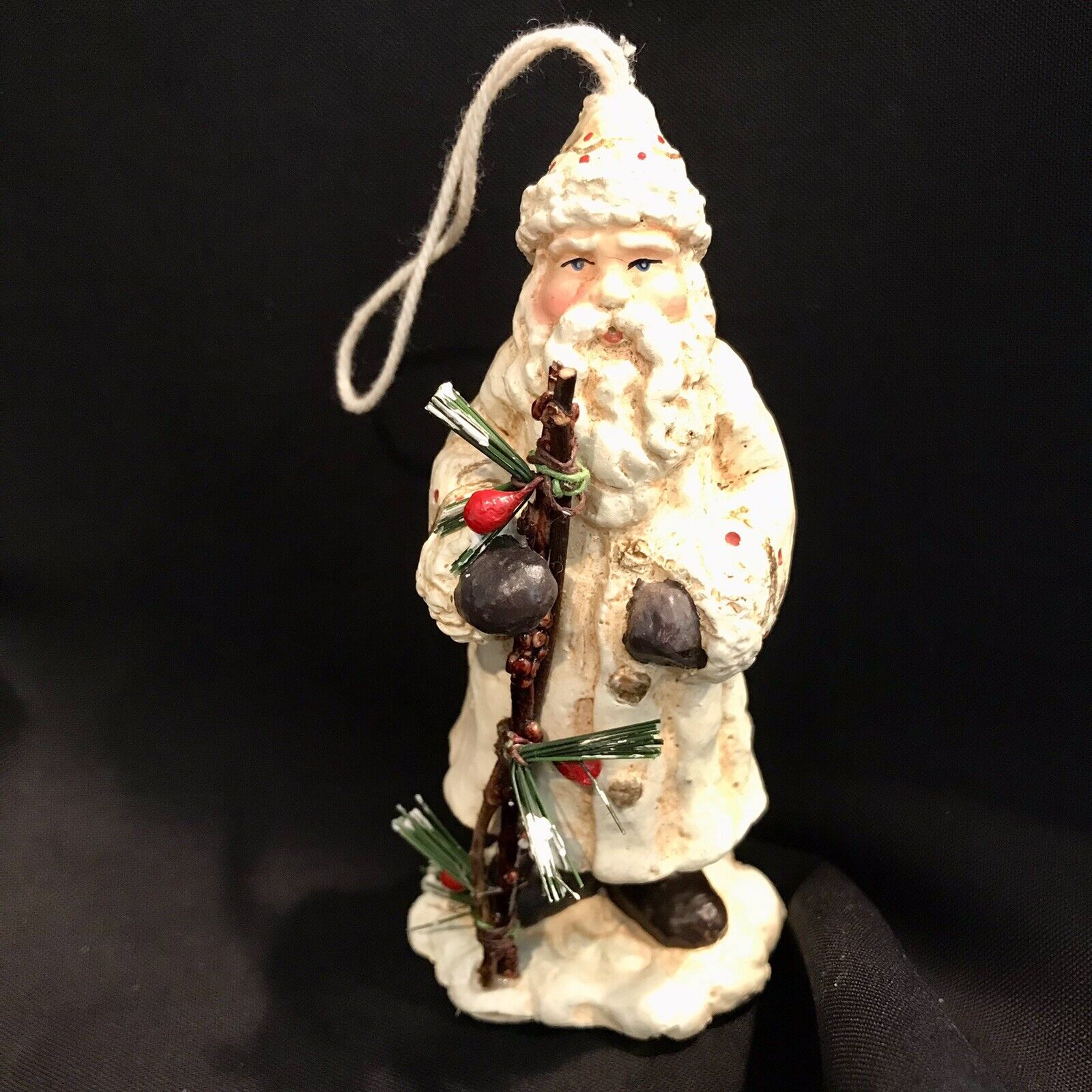 Santa Claus Christmas Ornament Old Time Santa 5” High