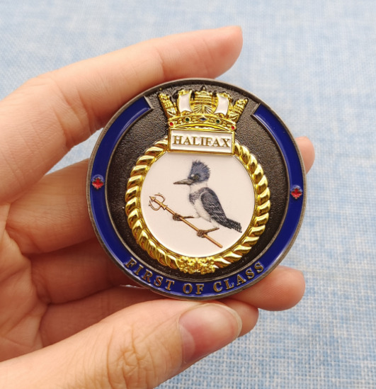 Canada HMCS Halifax Military Challenge Coin