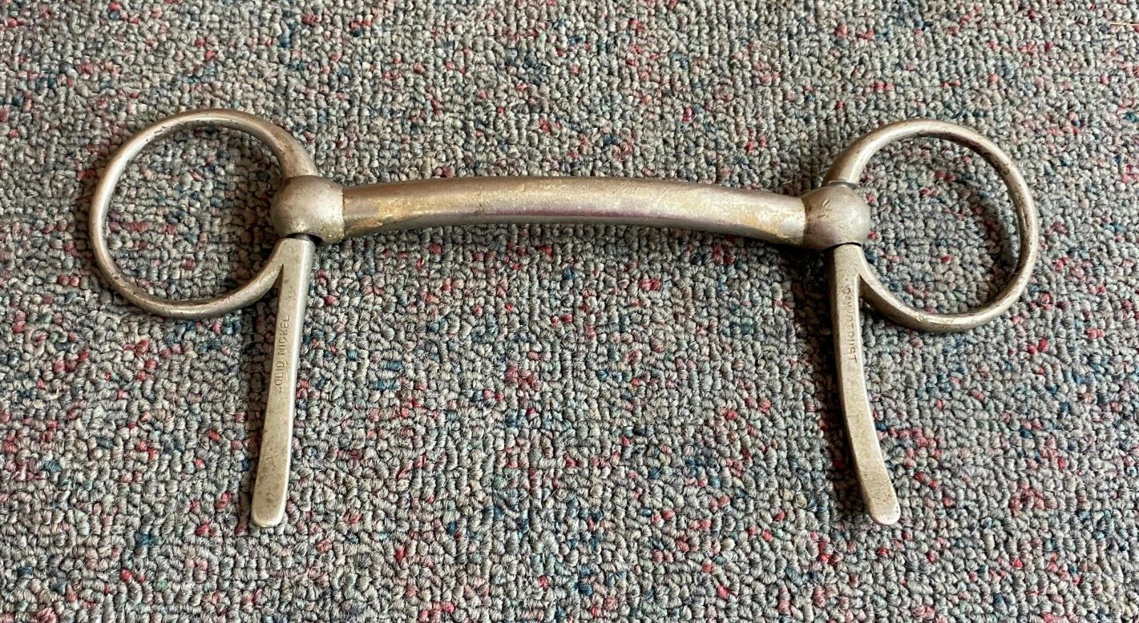 Vintage Bridle Bit SOLID NICKEL For Horse