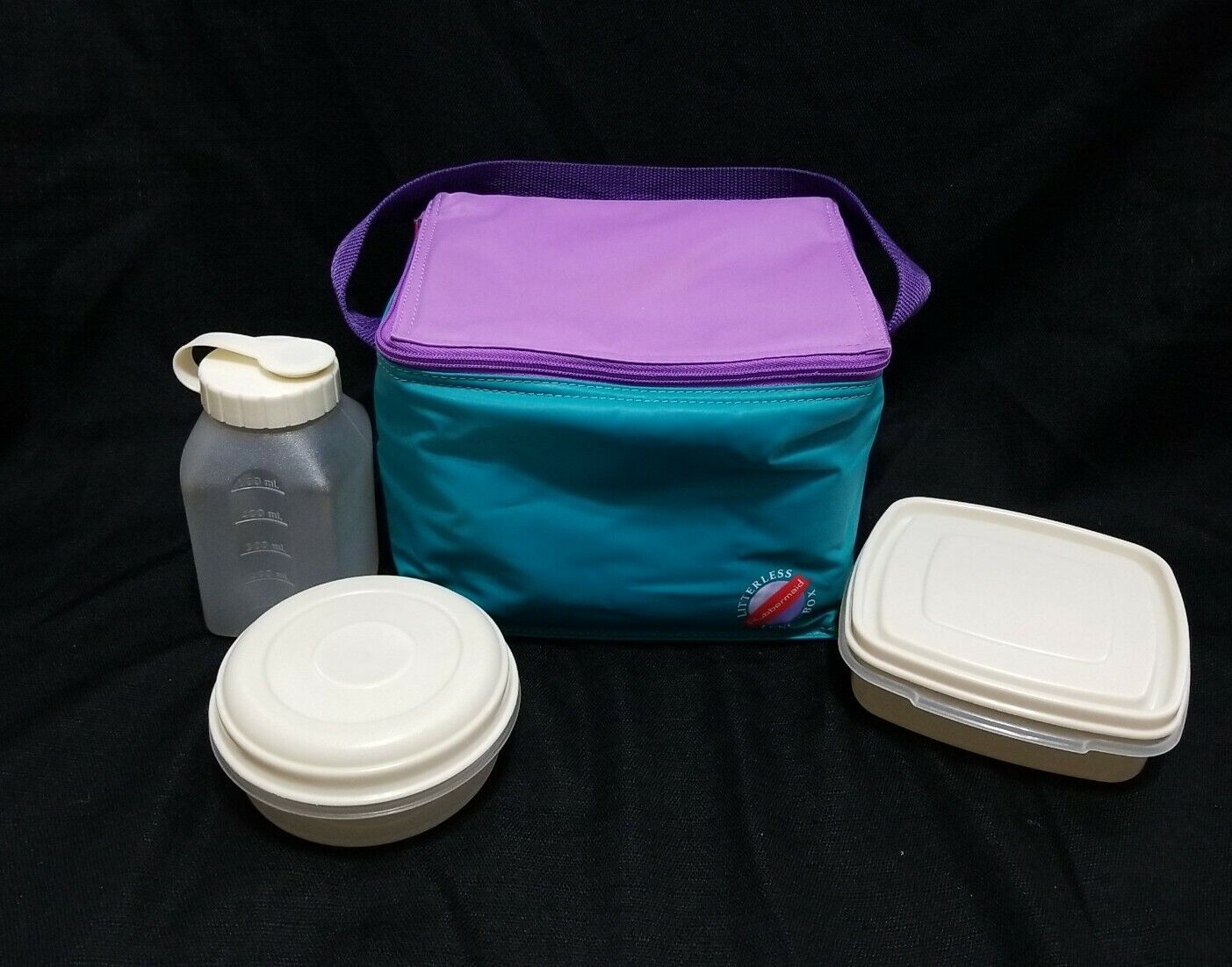Vintage Colorblock Rubbermaid Litterless LunchBox Bag