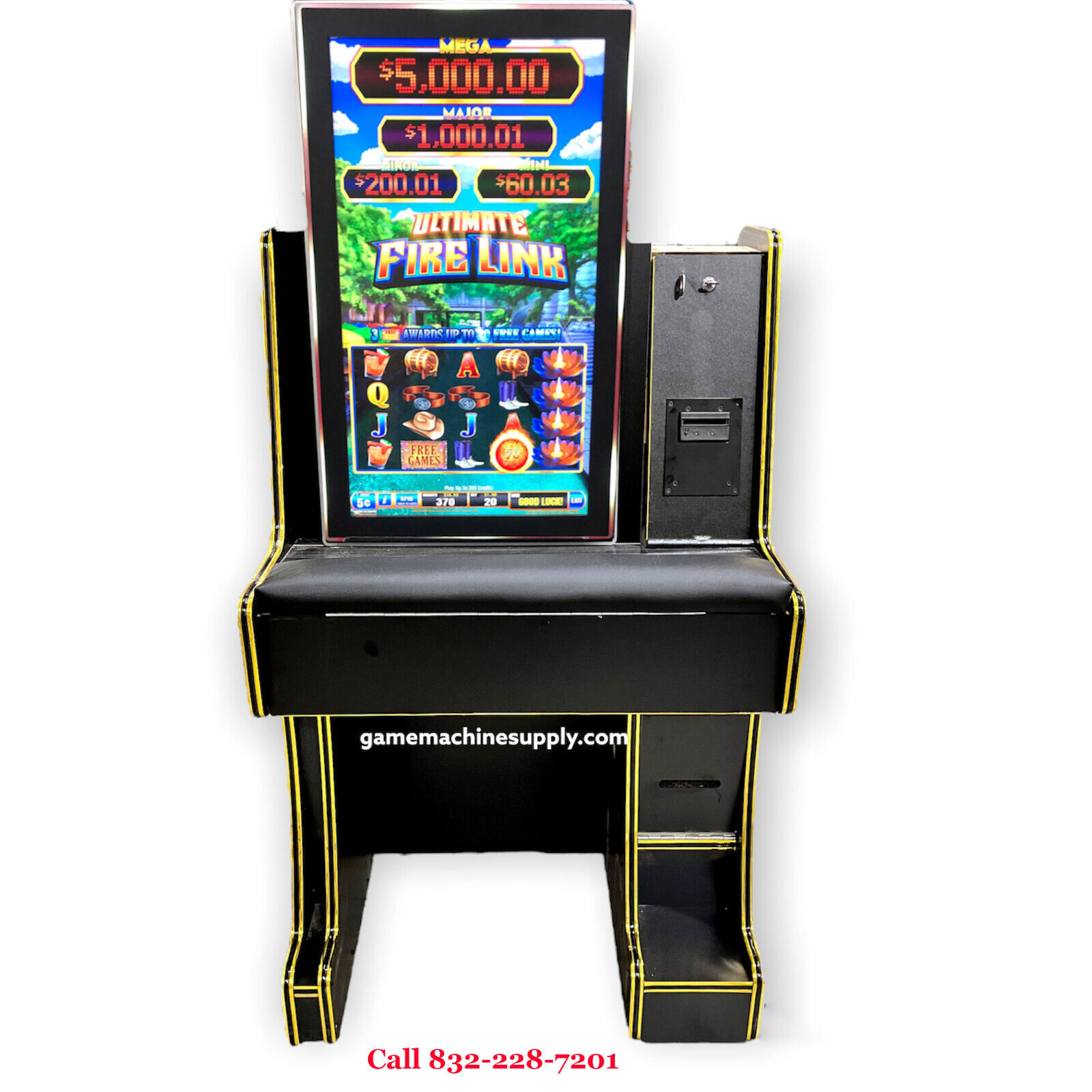 (NEW) Ultimate Firelink 8-games-in-1 Sitdown Cabinet (Casino Machine)