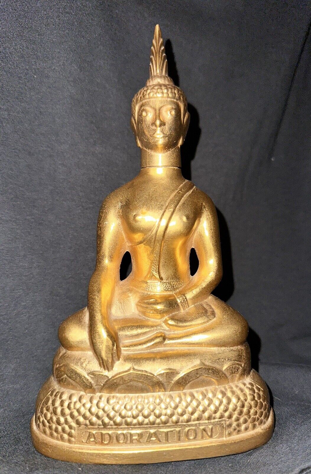 Rare RODIN Paris Gold Figurative Buddha “Saree”