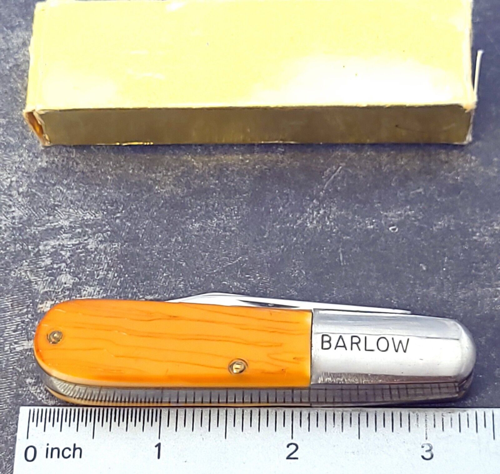 John Primble Belknap Inc Knife Made In Usa 1969-85 2 Blade Barlow