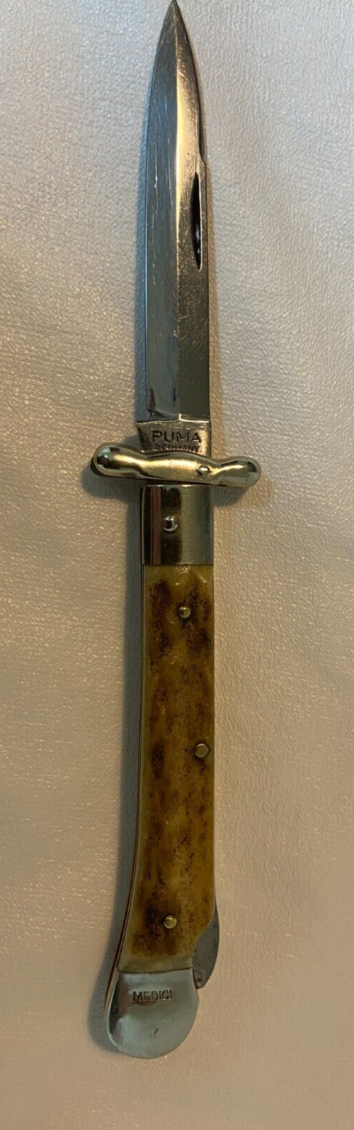Vintage Puma Medici 563  Stag Handle Knife Germany 14081