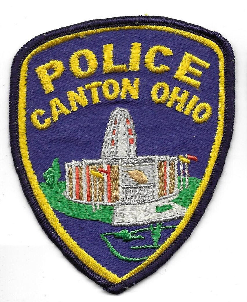 Canton OHIO OH Police patch Football Hall of Fame