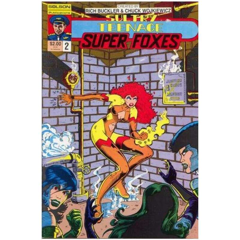 Sultry Teenage Super Foxes #2 in Near Mint minus condition. Solson comics [l\\