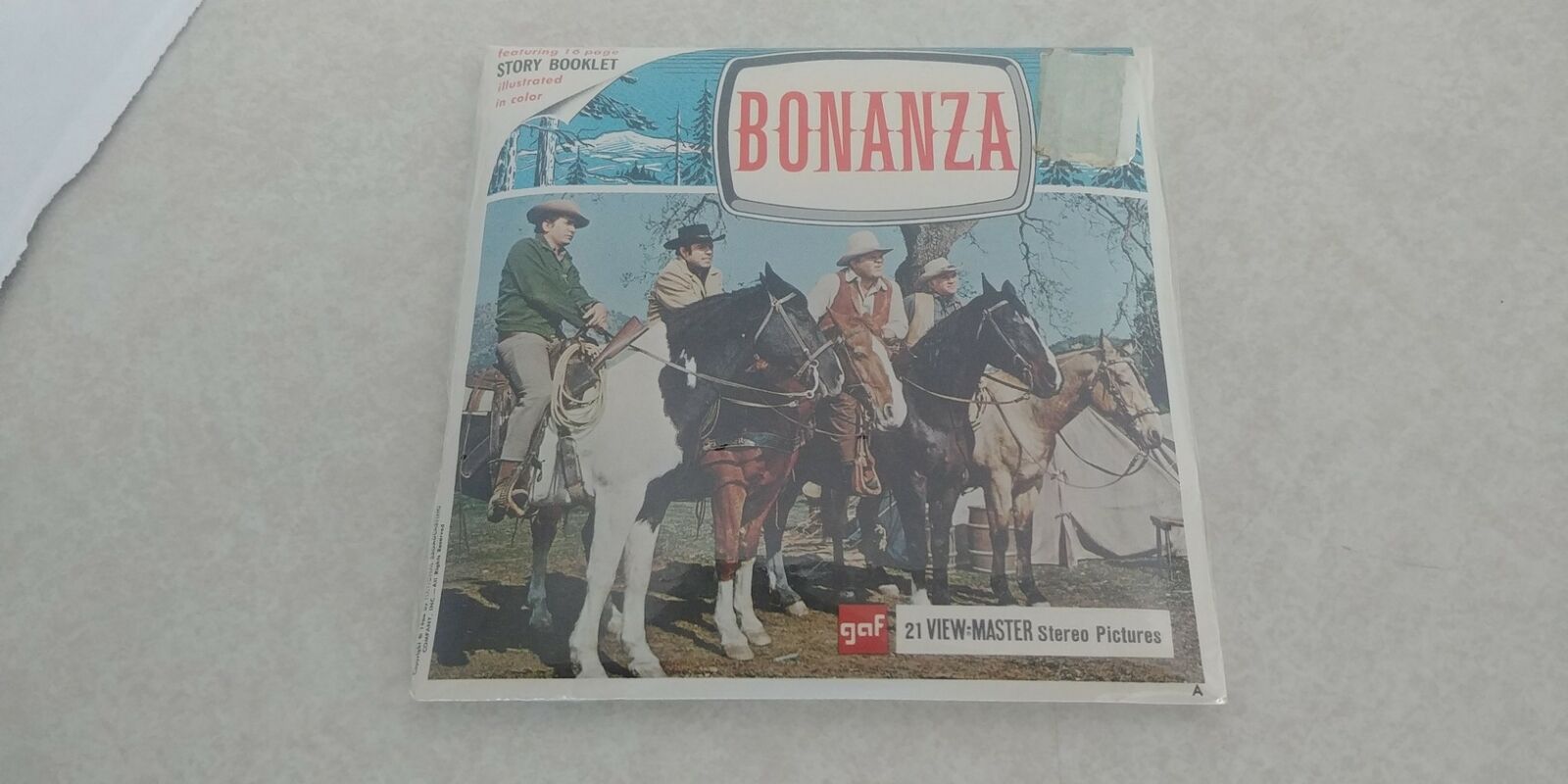 1960\'s Bonanza Gaf View-Master Sealed B471 New In Package Sealed L@@K Shelf L4