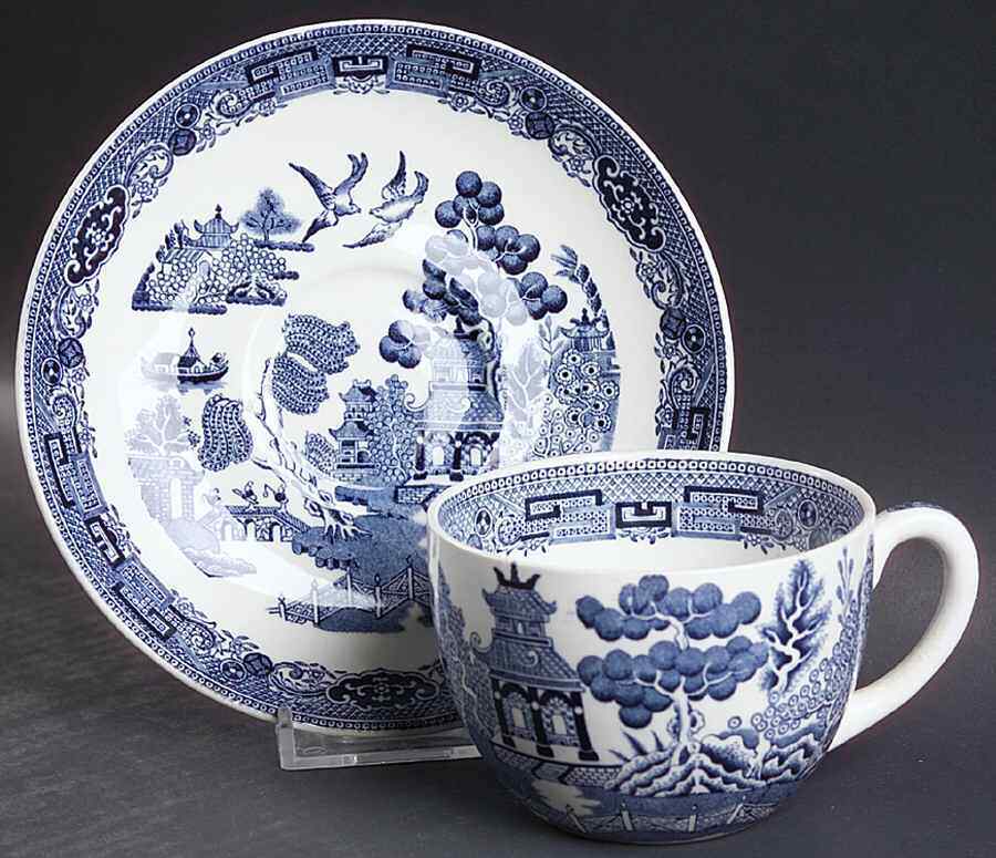 Wedgwood Willow Blue  Cup & Saucer 797832