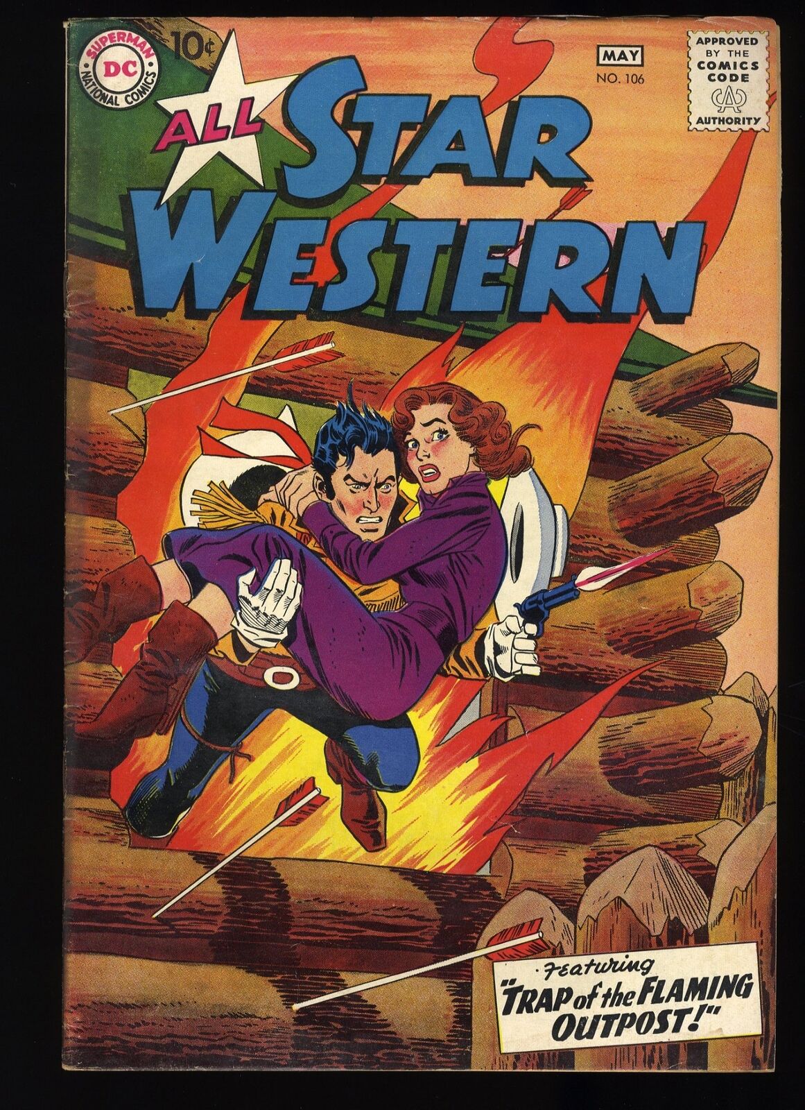 All-Star Western #106 VG+ 4.5  Gil Kane/ Frank Giacoia Cover DC Comics 1959