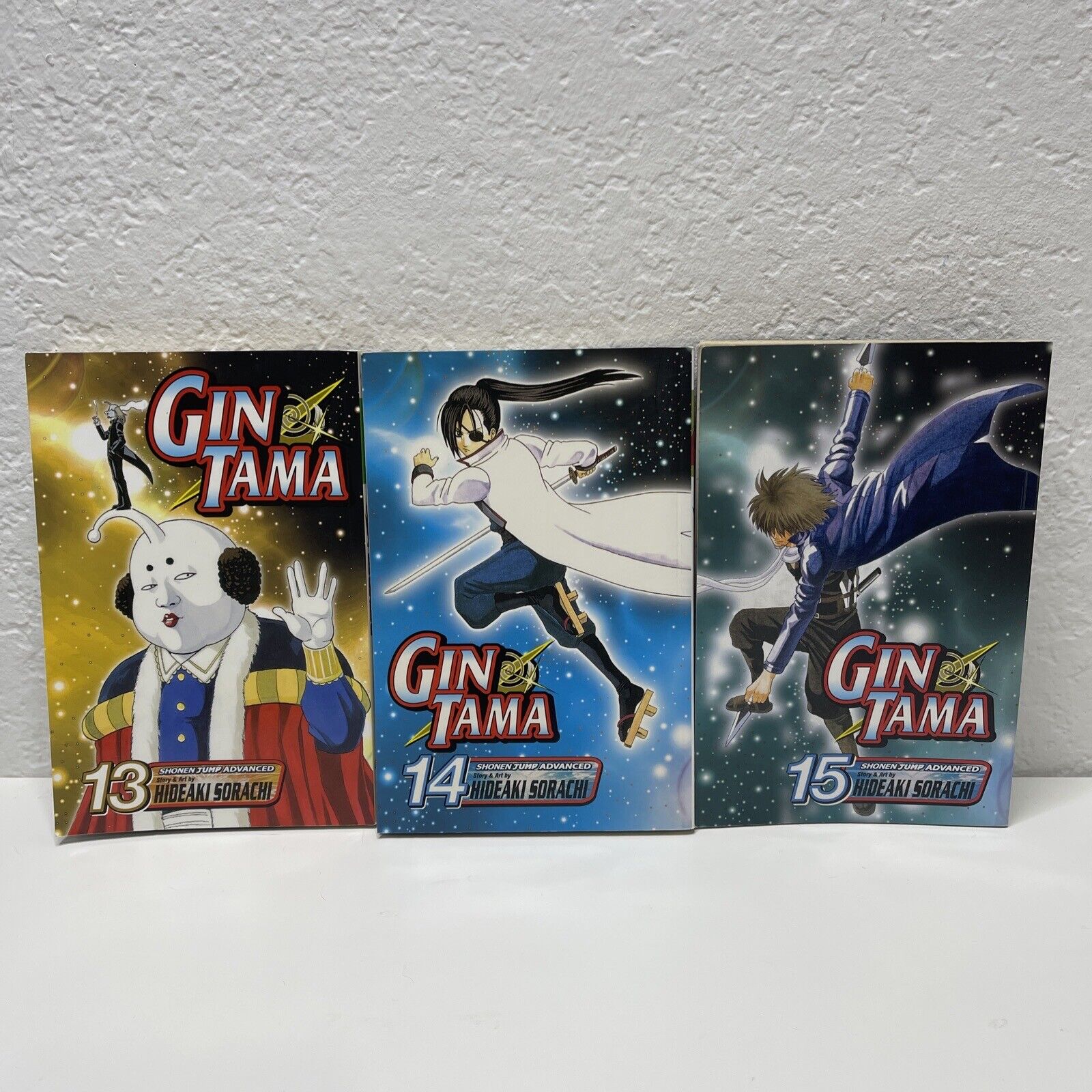 Gintama Gin Tama Manga Vol.  13 , 14 , 15 ShonenJump Hideaki Sorachi English